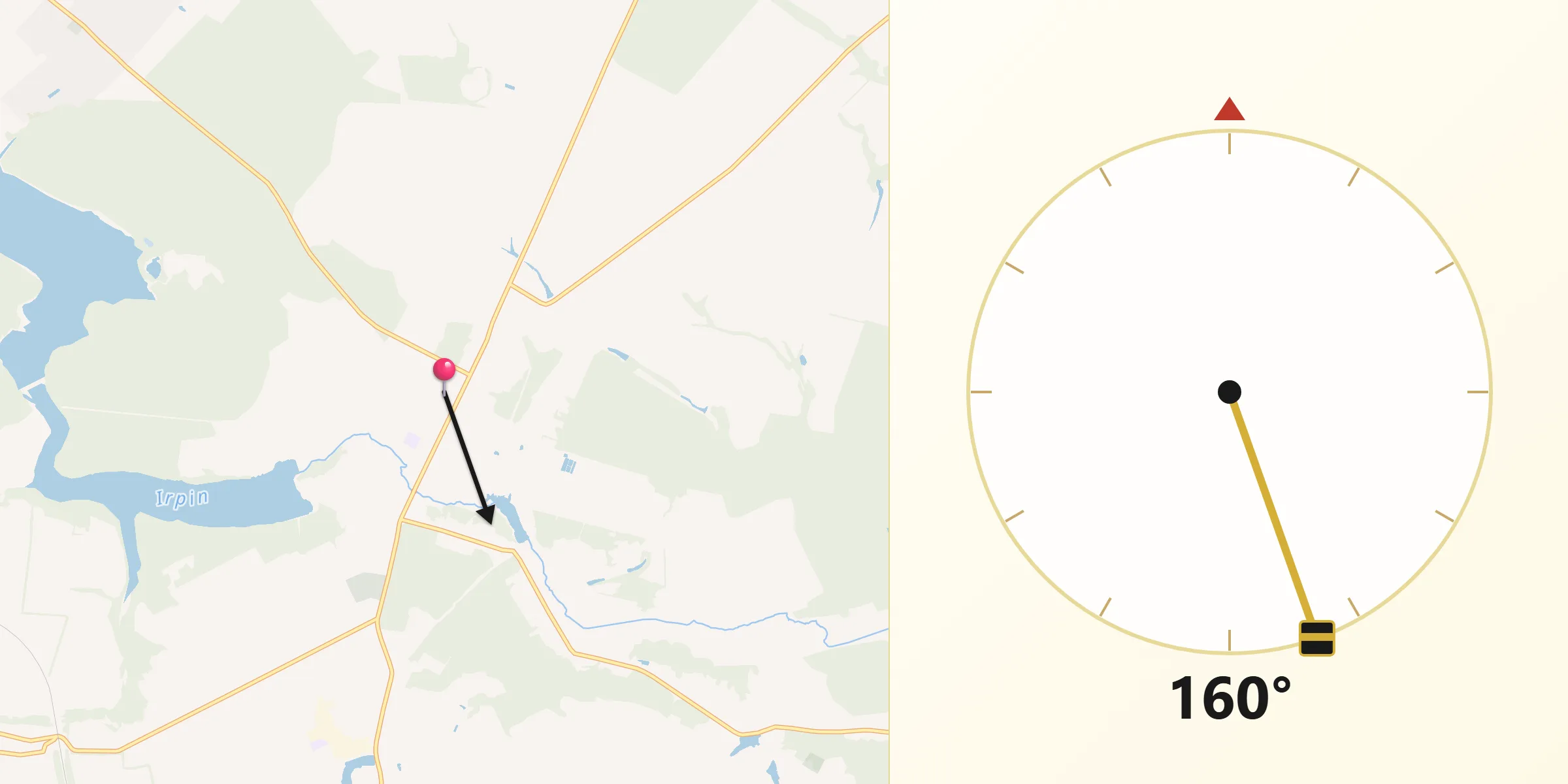 Напрямок Кібли з Корнин