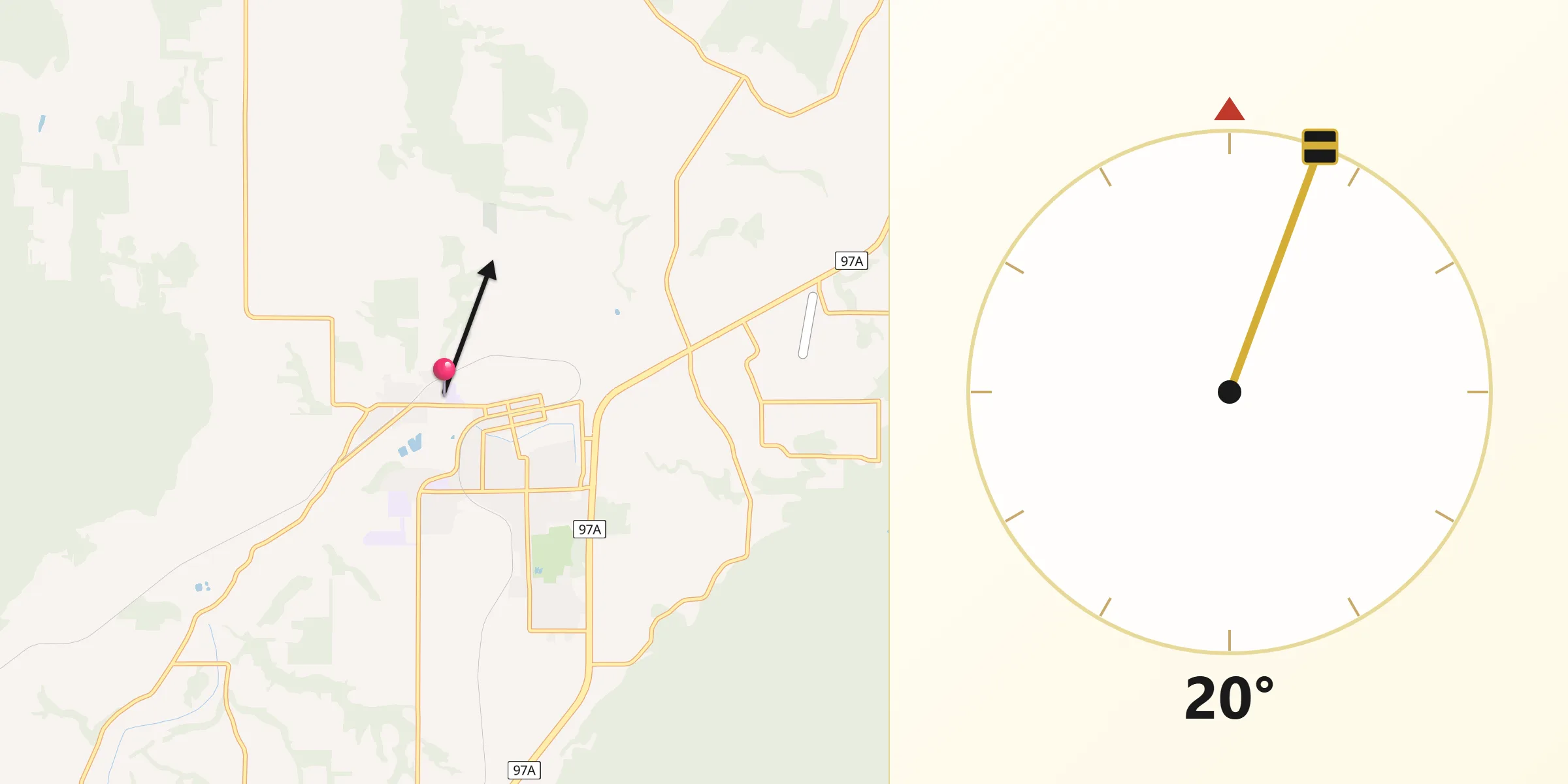 Qibla Direction from Armstrong
