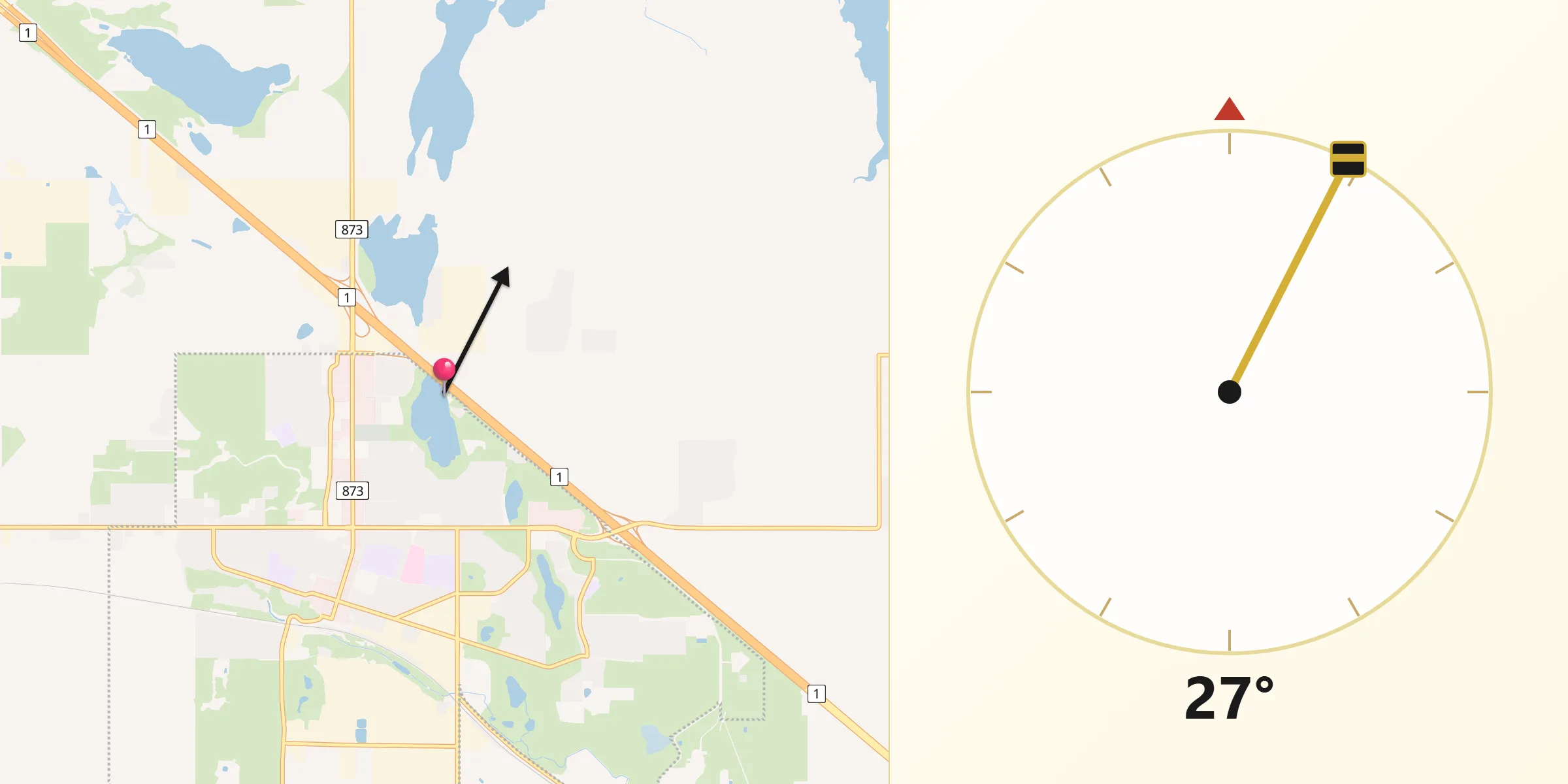 Qibla Direction from Brooks