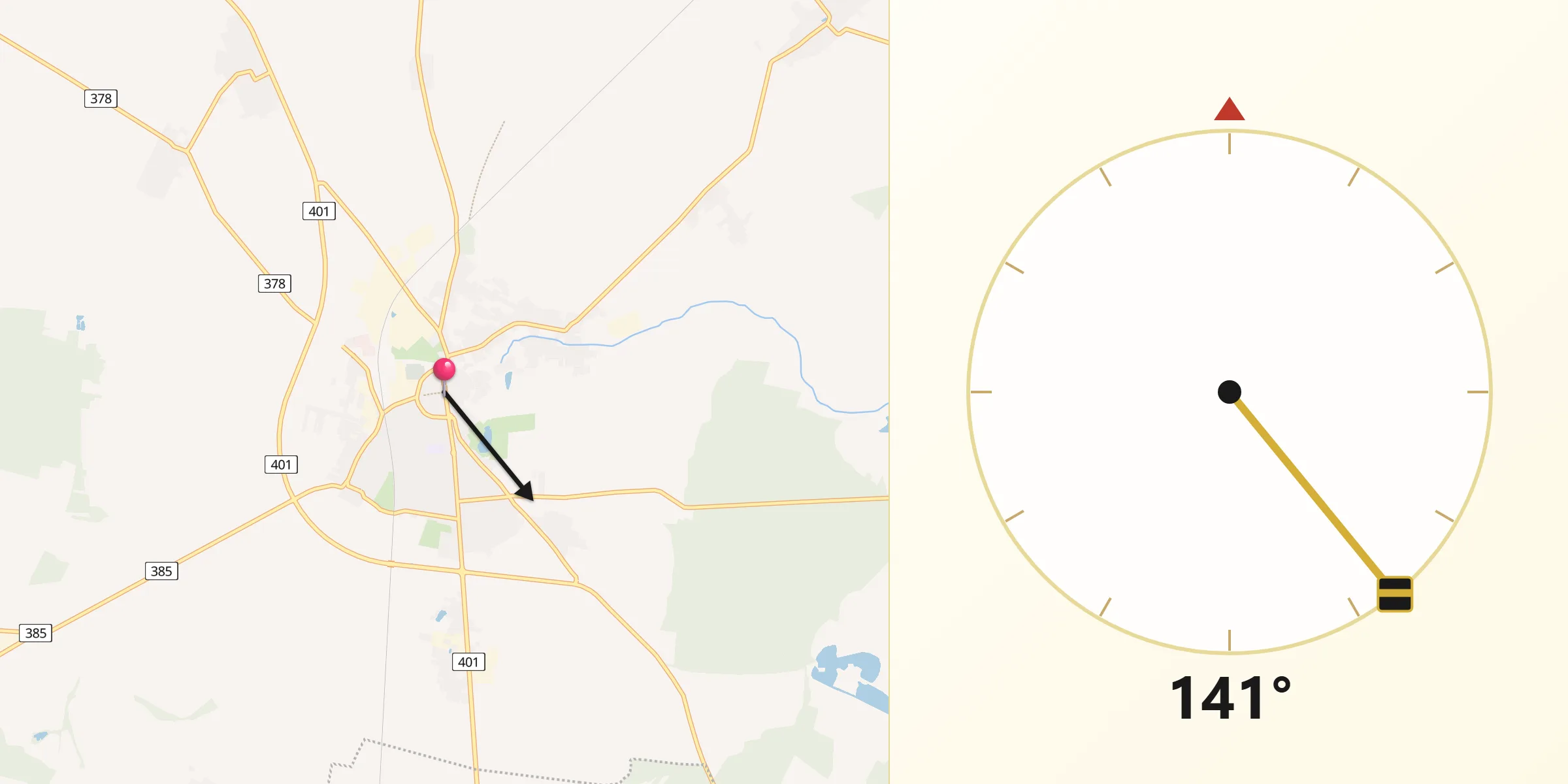 Kierunek Qibla z Grodków