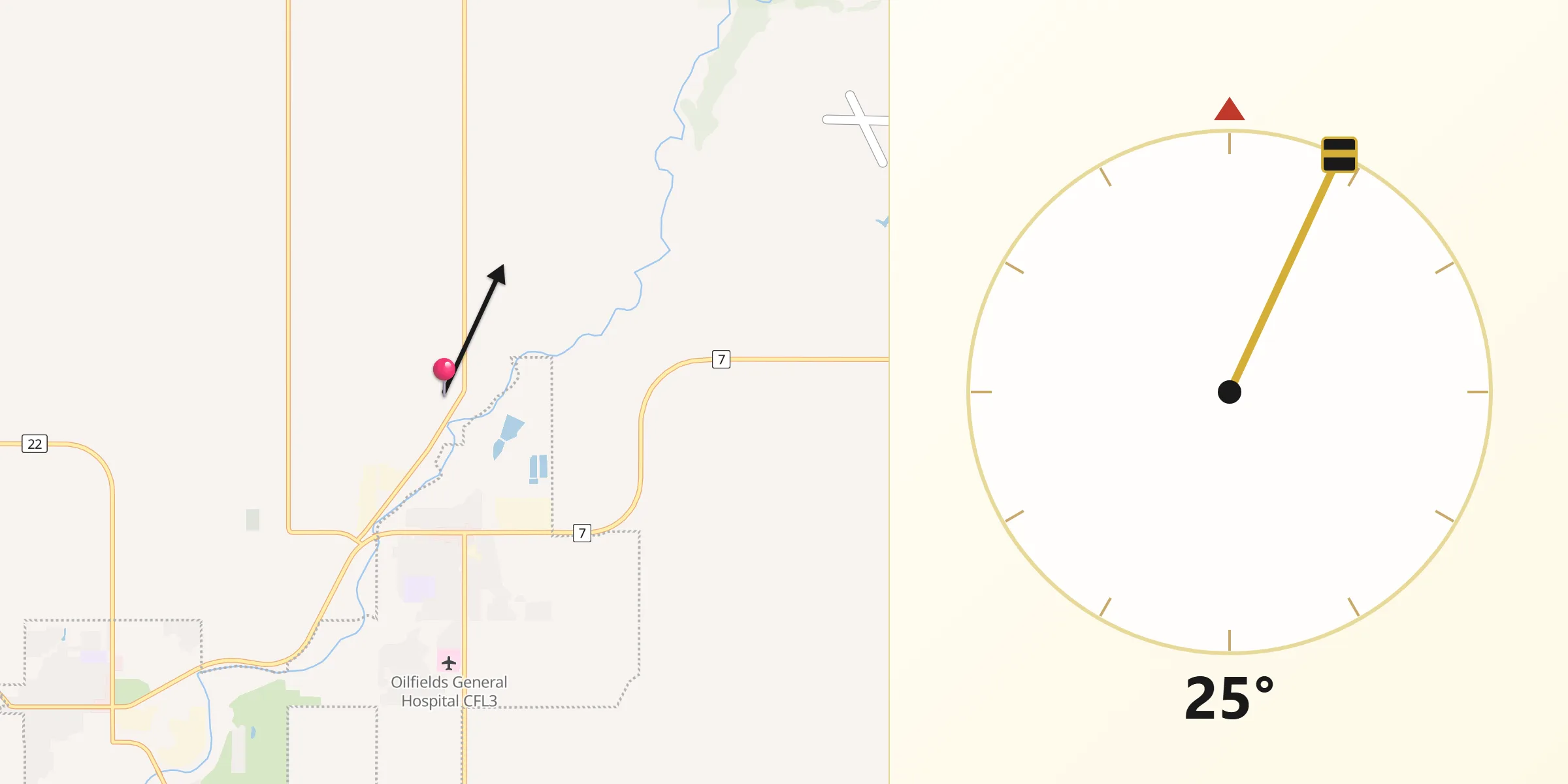 Qibla Direction from Black Diamond