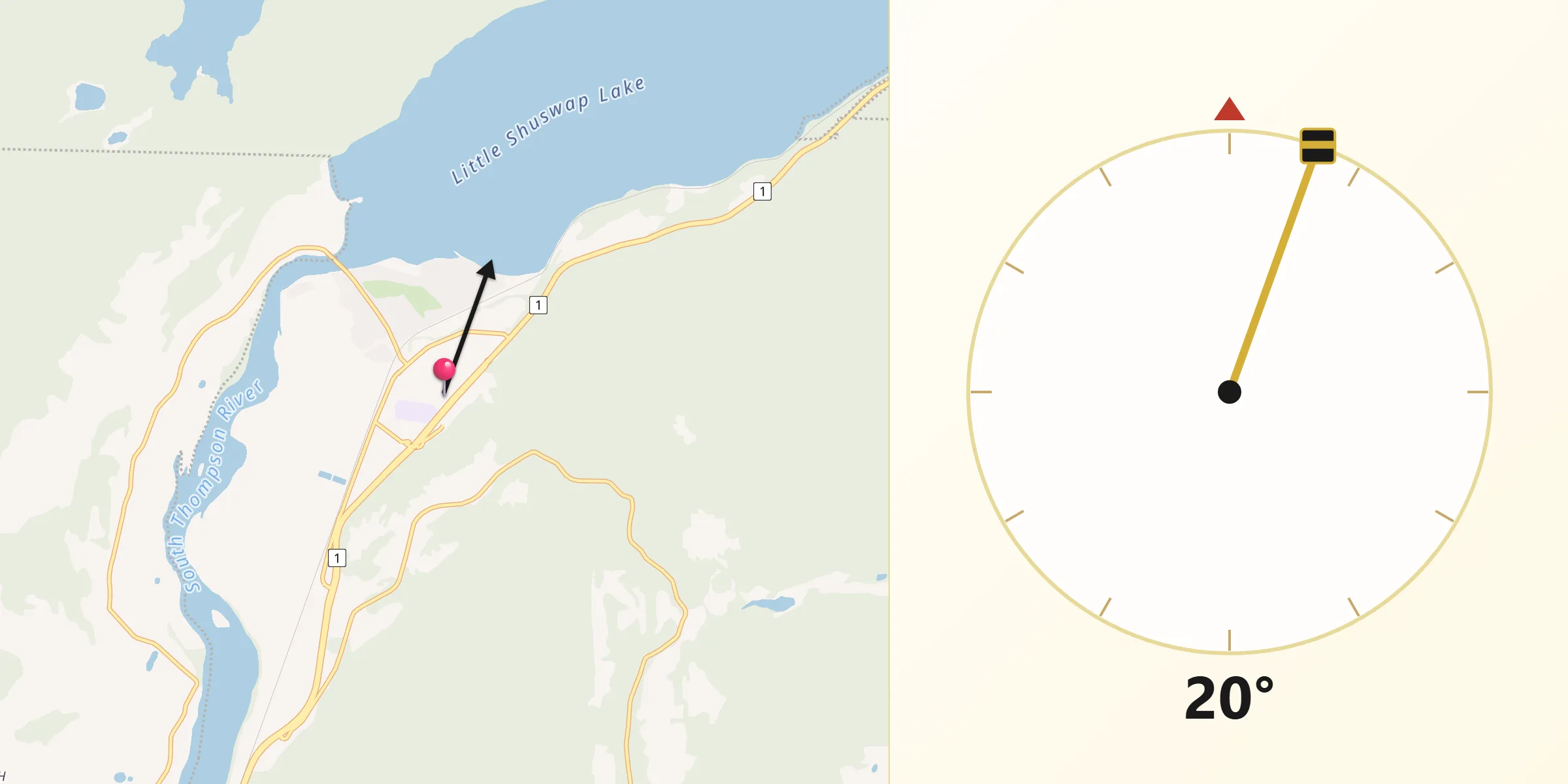 Qibla Direction from Chase
