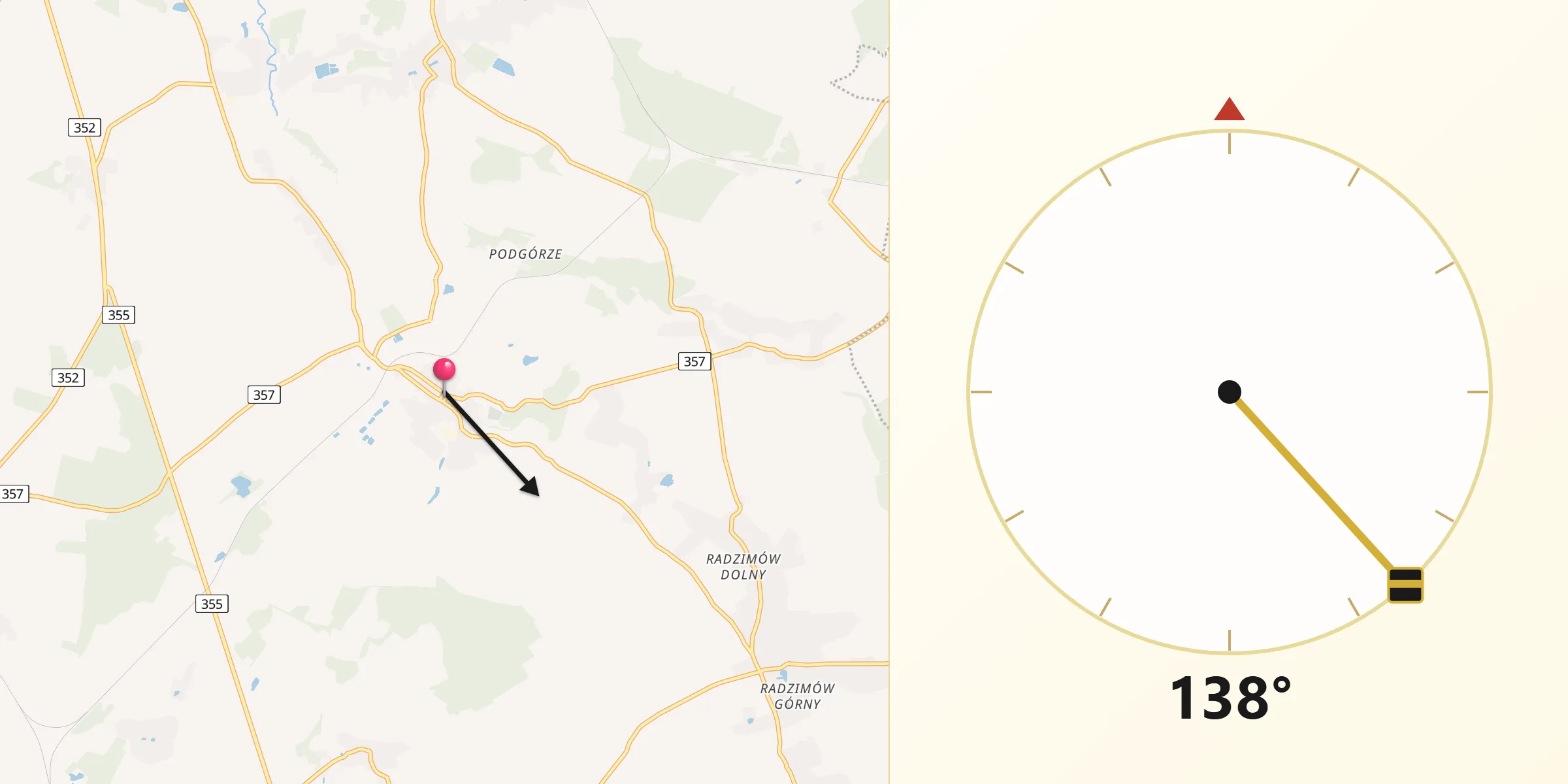 Kierunek Qibla z Sulików