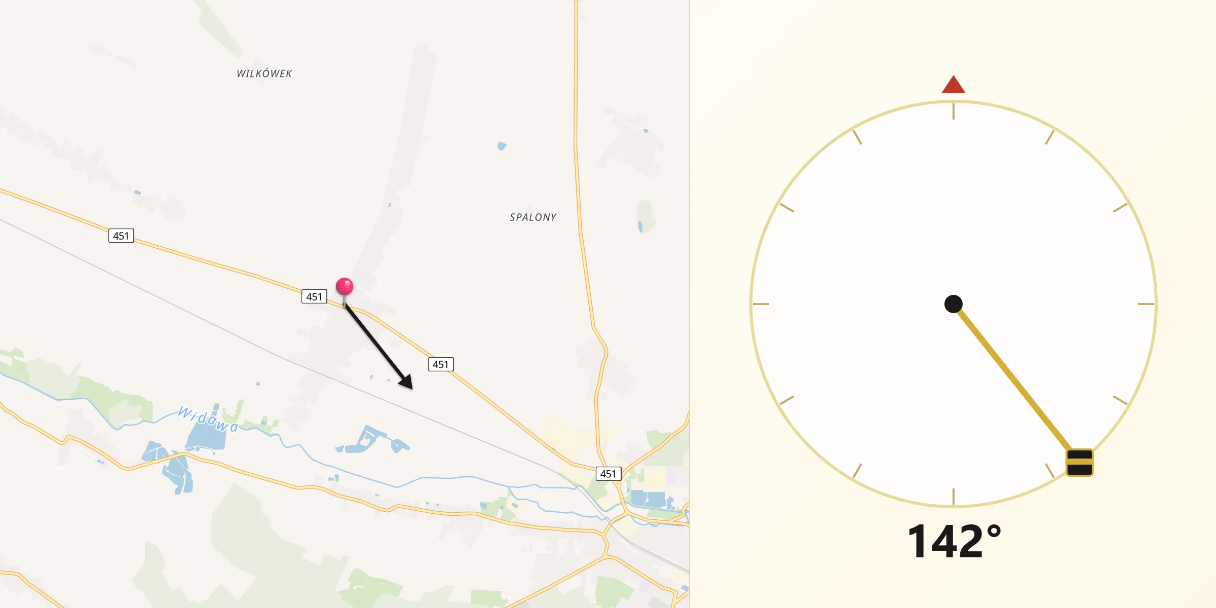 Kierunek Qibla z Wilków