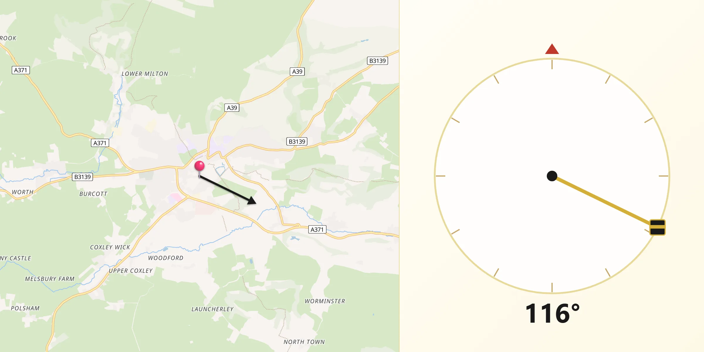 Qibla Direction from Wells