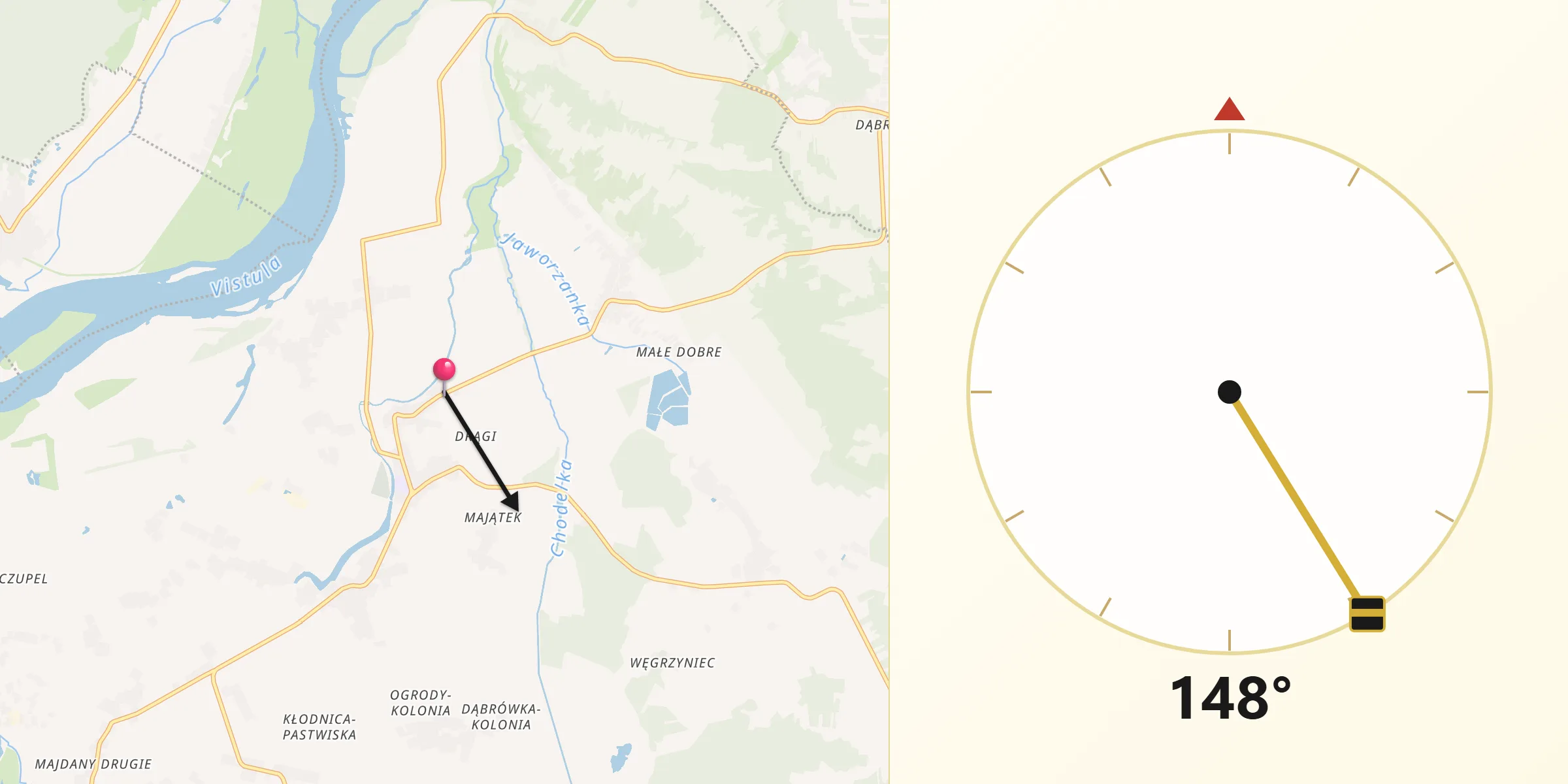 Kierunek Qibla z Wilków