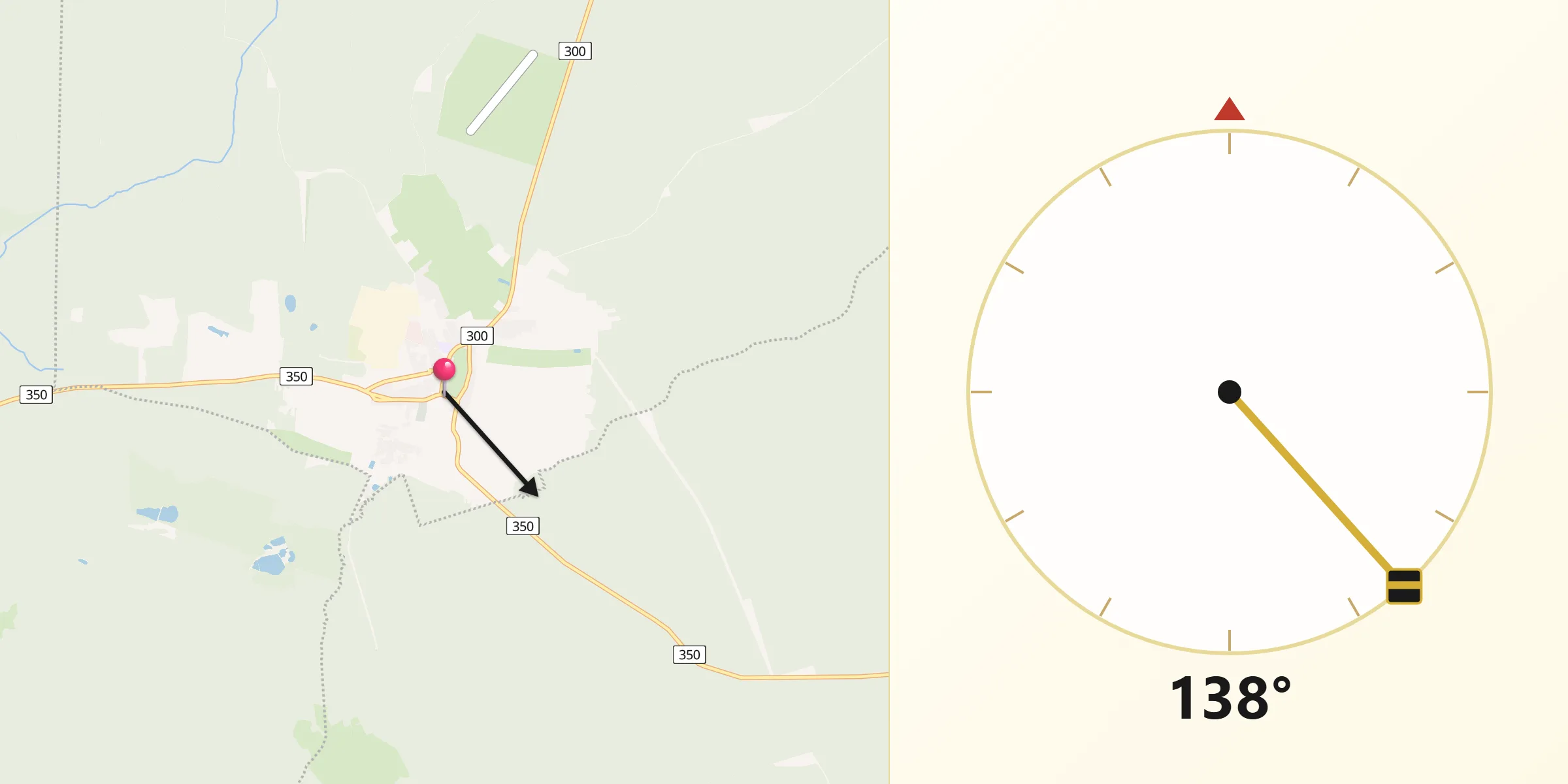 Kierunek Qibla z Gozdnica