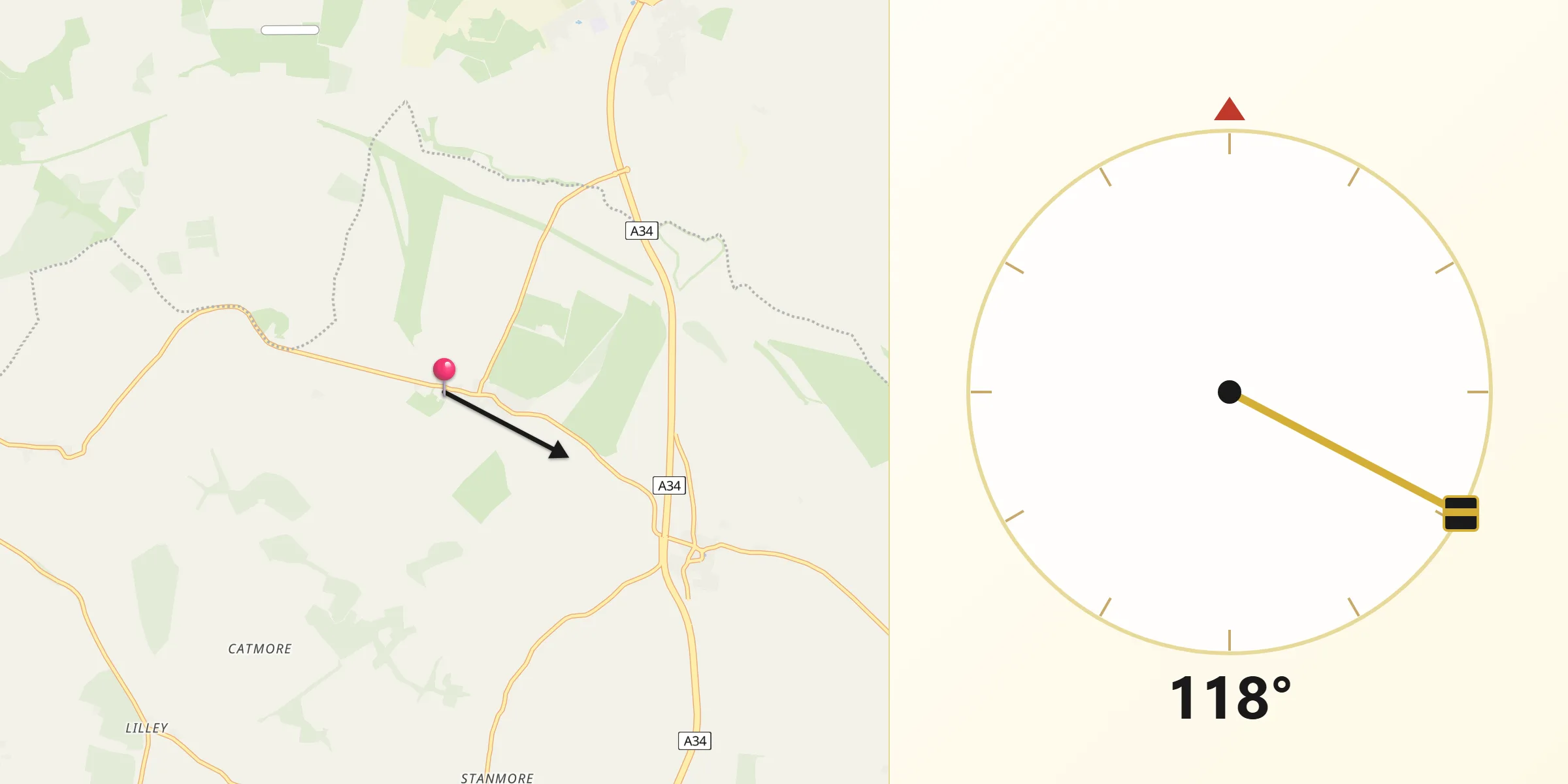 Qibla Direction from West Ilsley