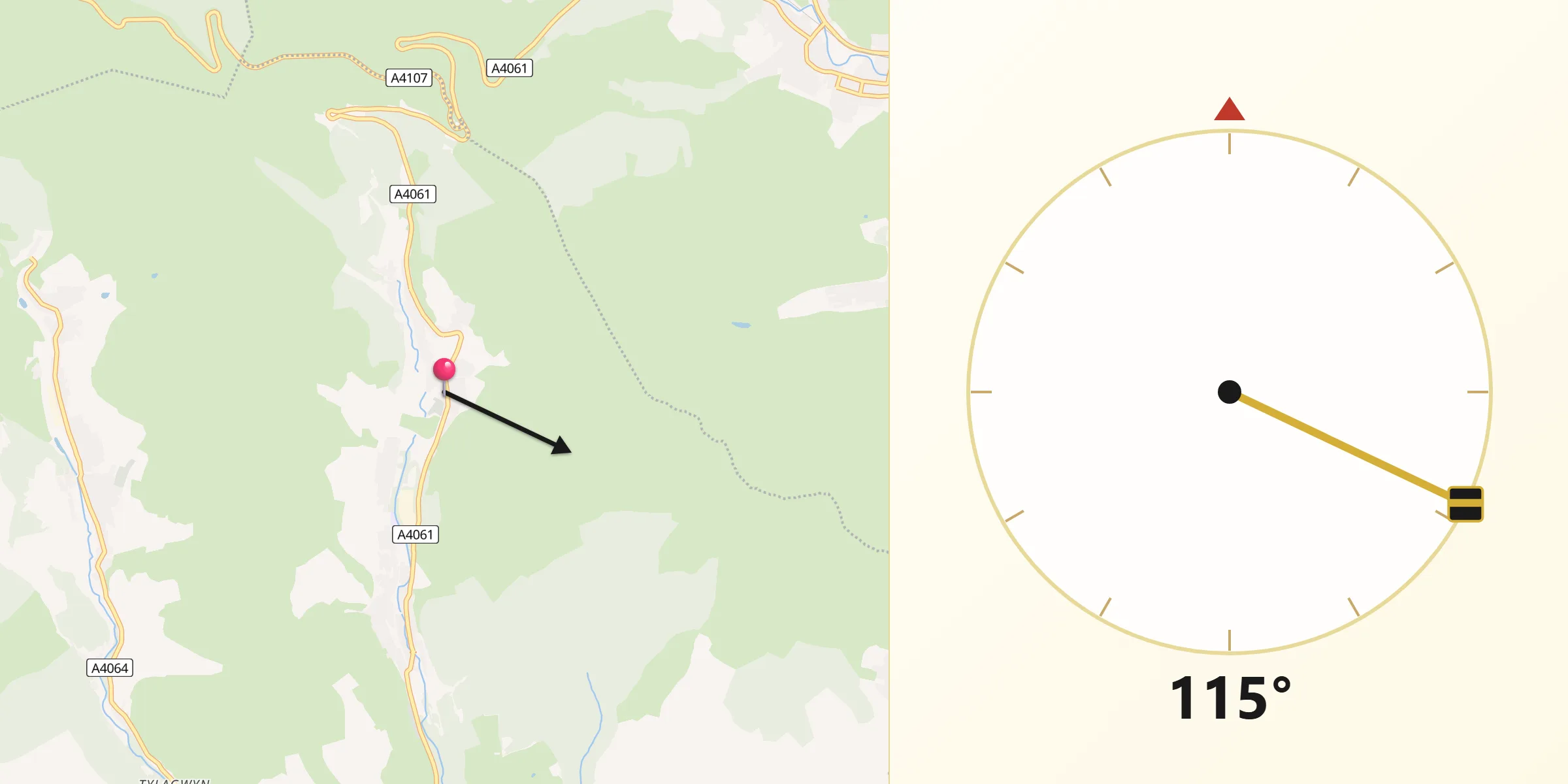 Qibla Direction from Price Town