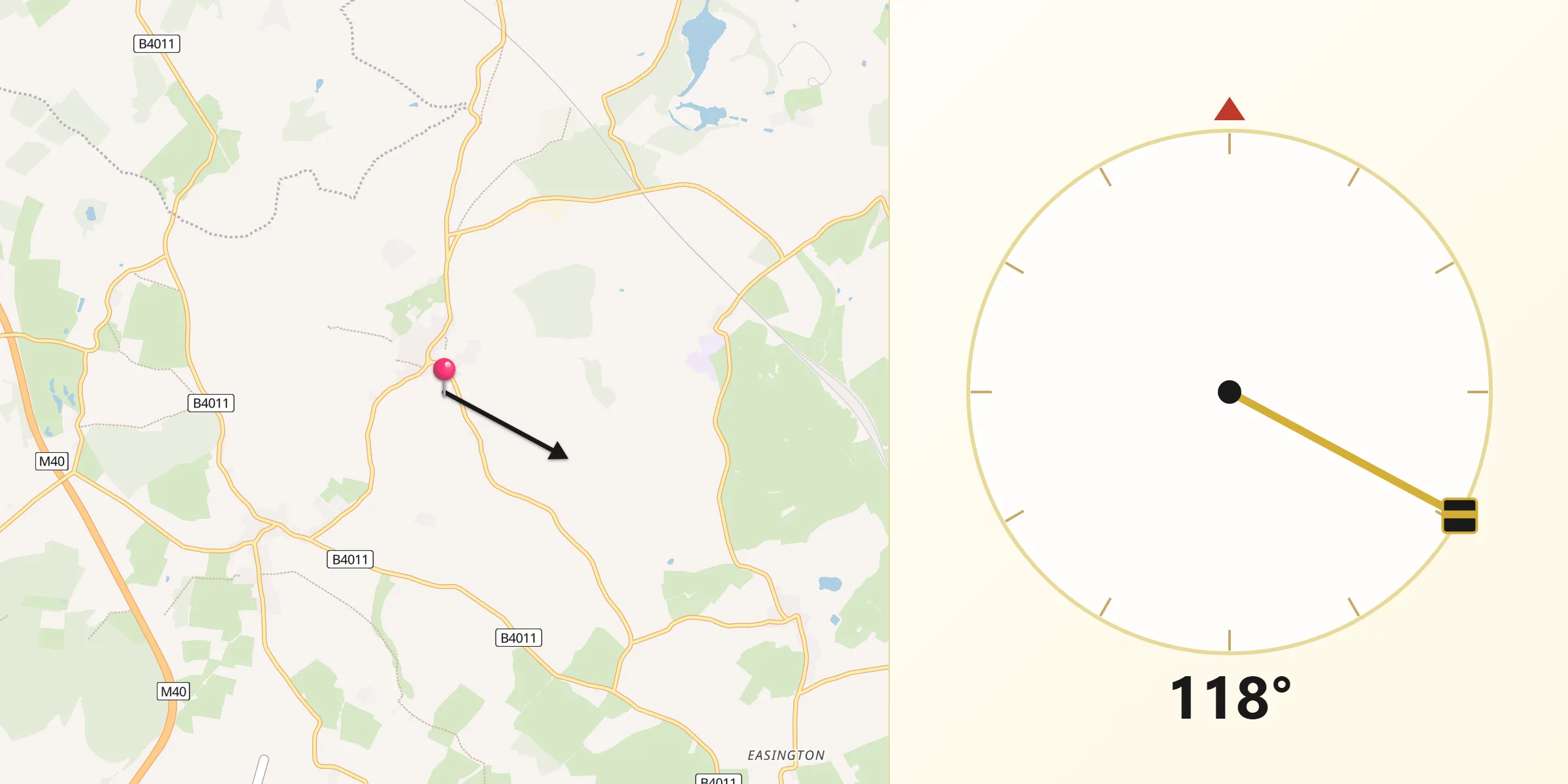 Qibla Direction from Brill