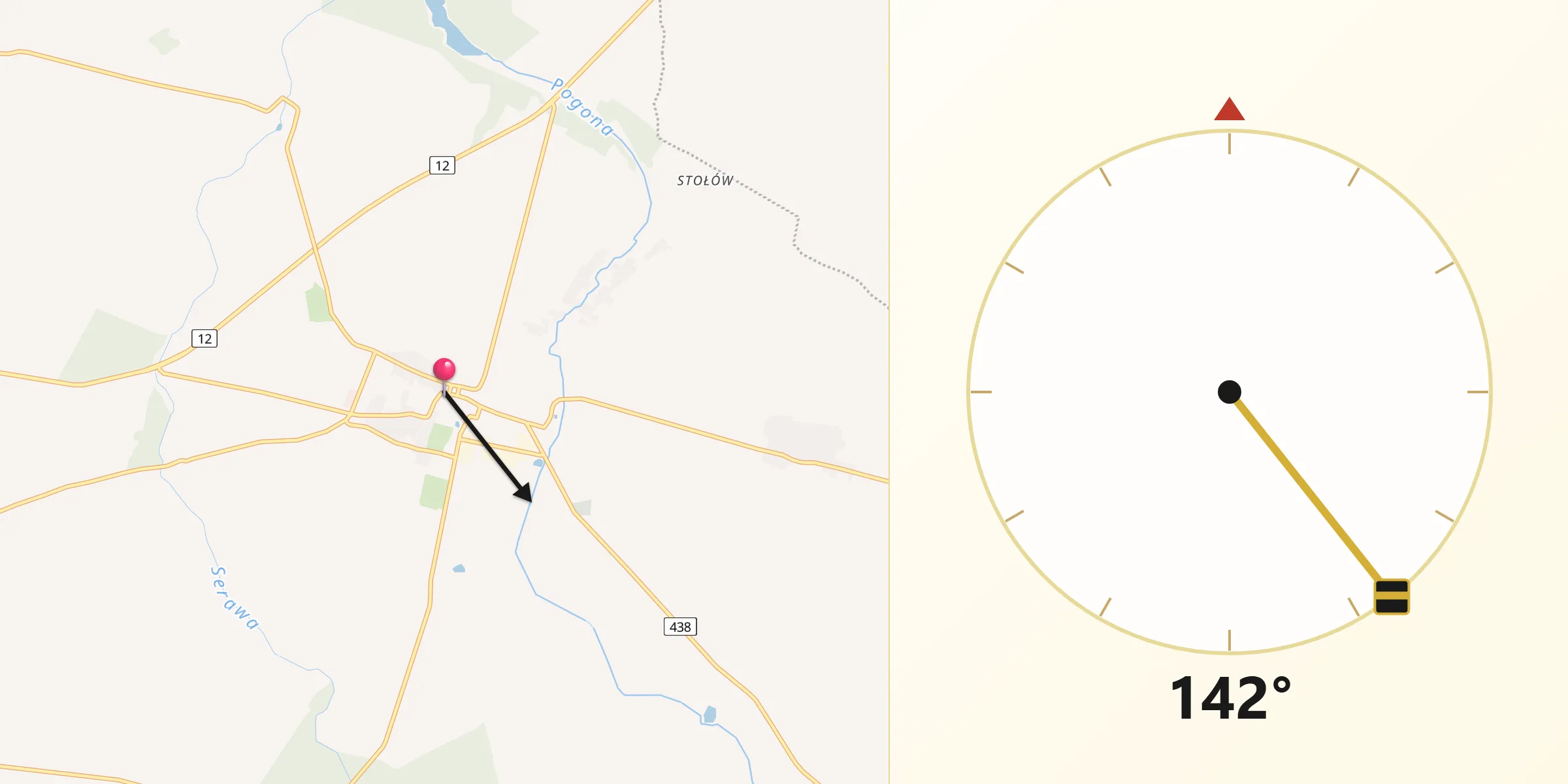 Kierunek Qibla z Borek Wielkopolski