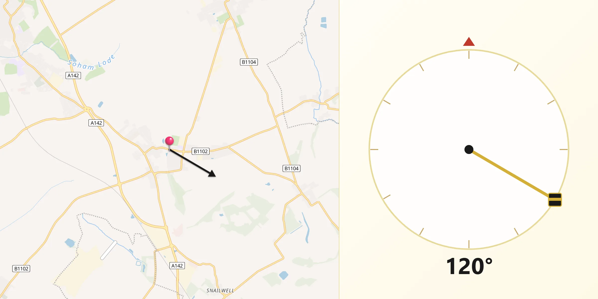 Qibla Direction from Fordham