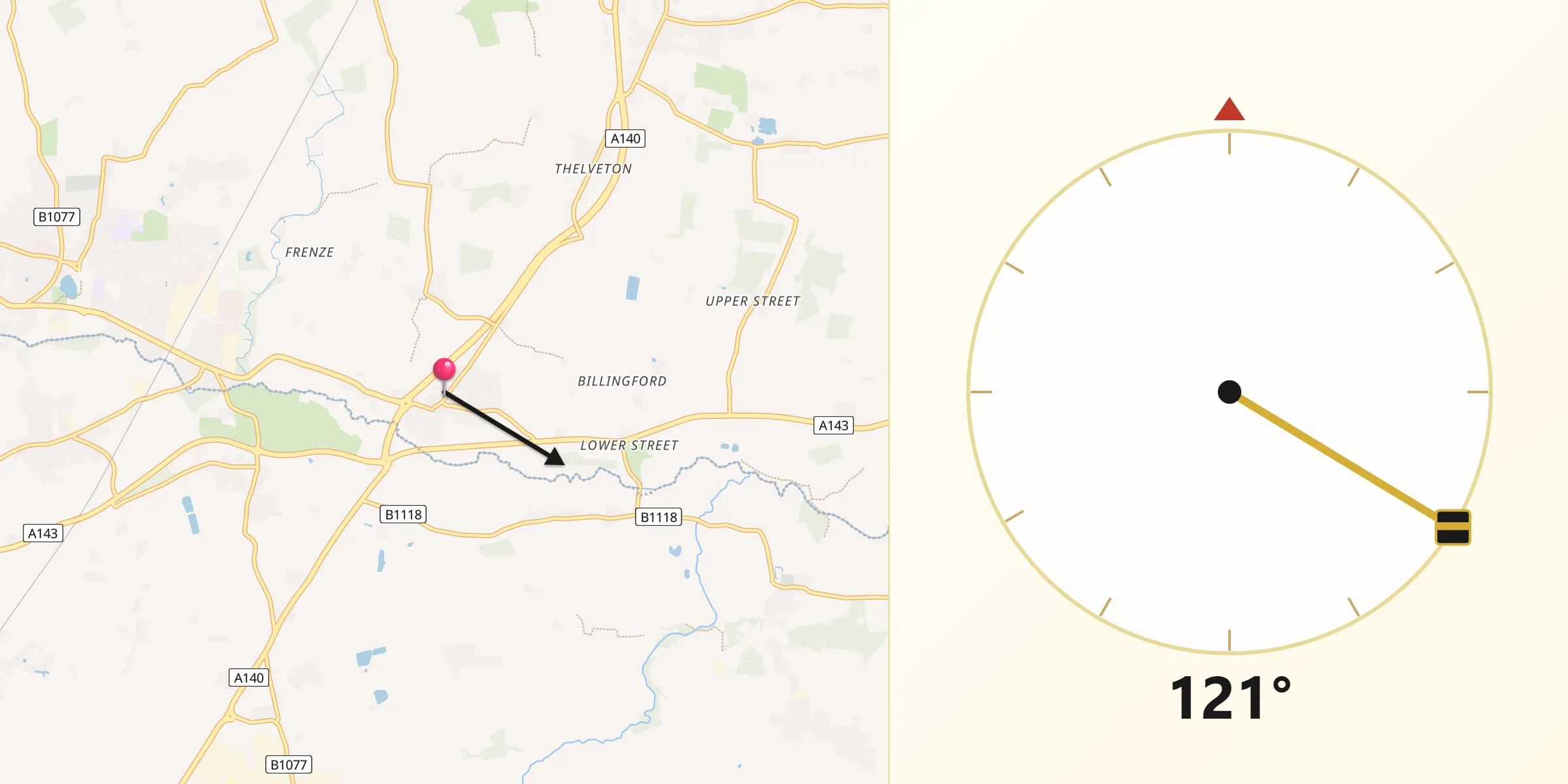 Qibla Direction from Scole