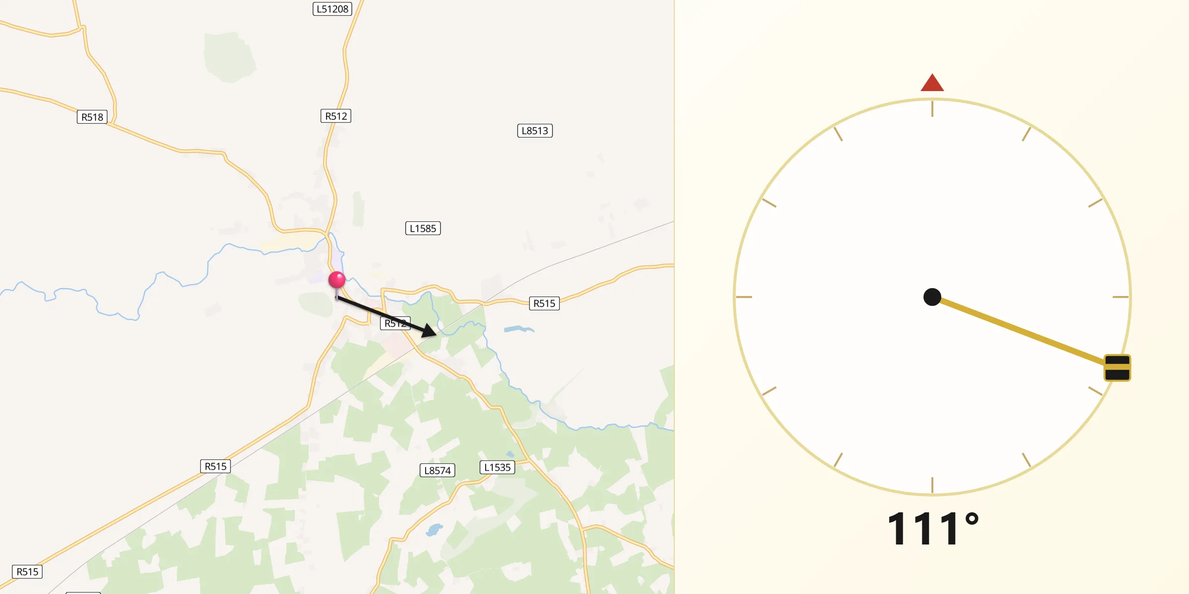 Qibla Direction from Kilmallock