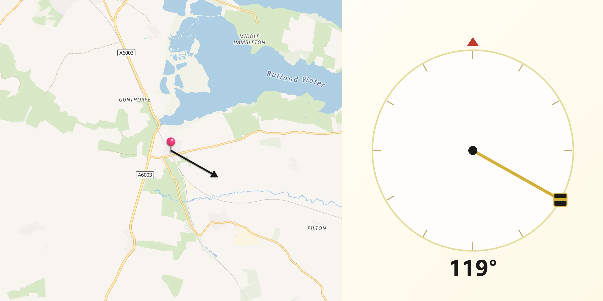 Qibla Direction from Manton