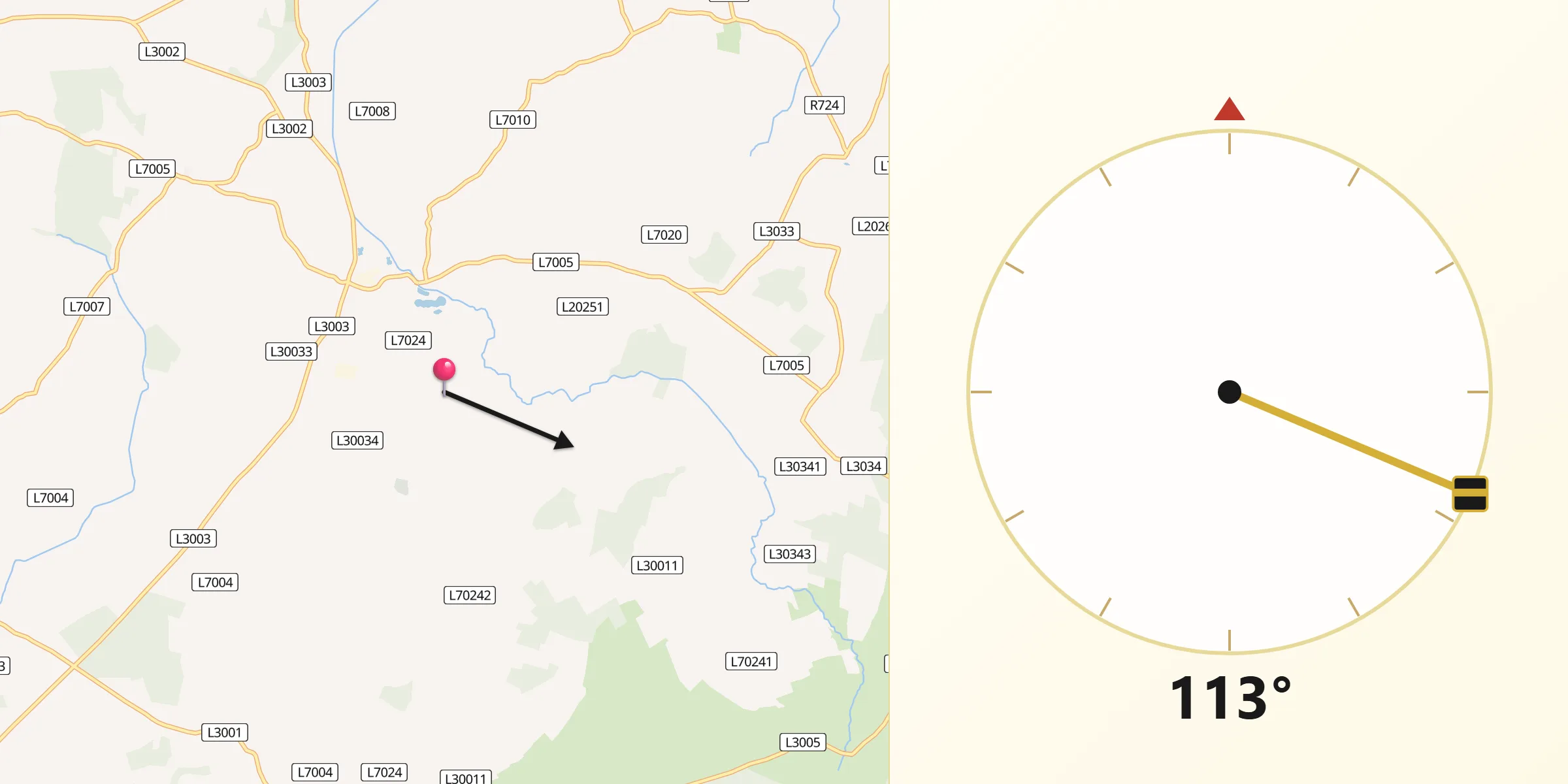 Qibla Direction from County Carlow