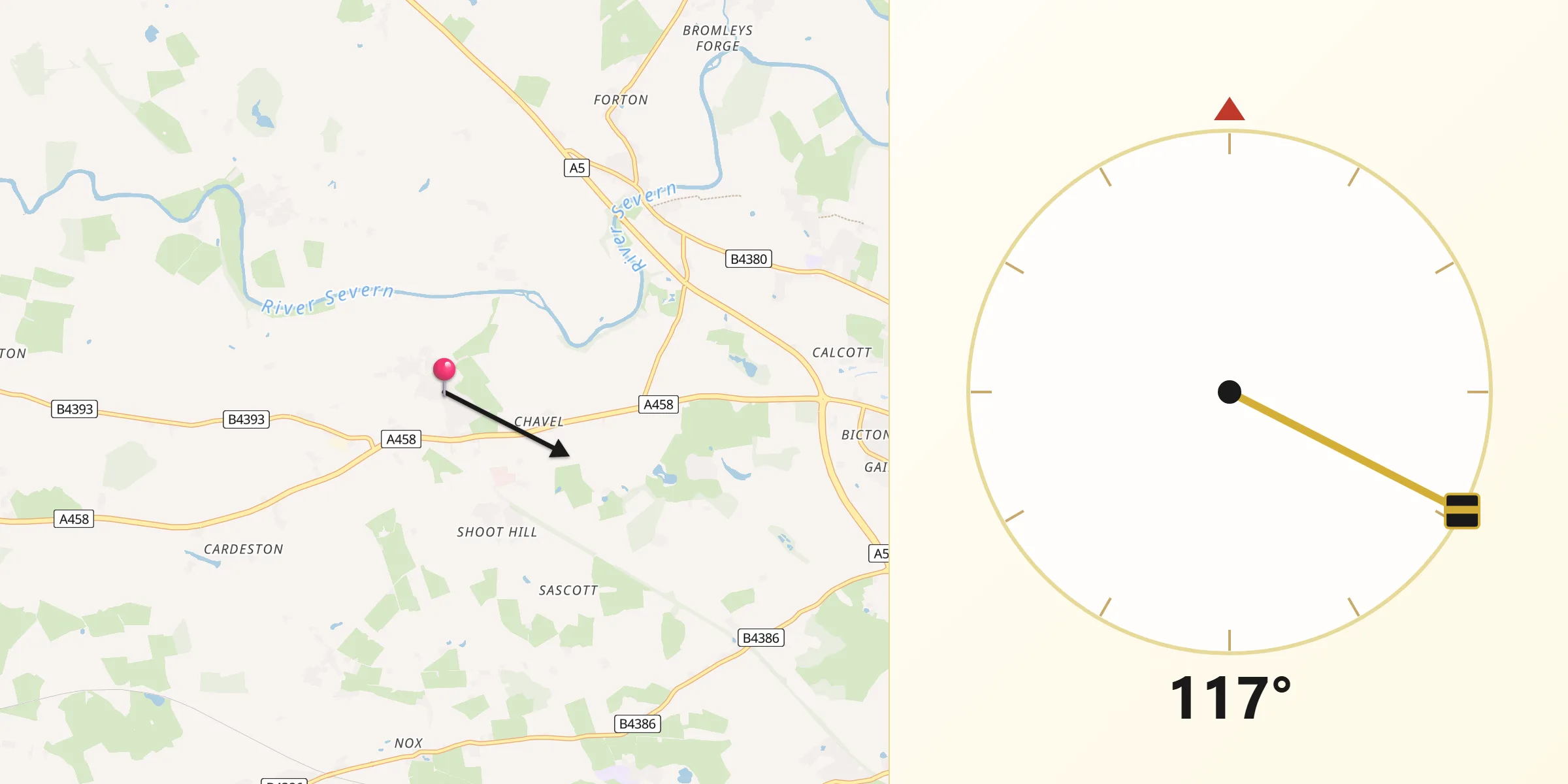 Qibla Direction from Ford