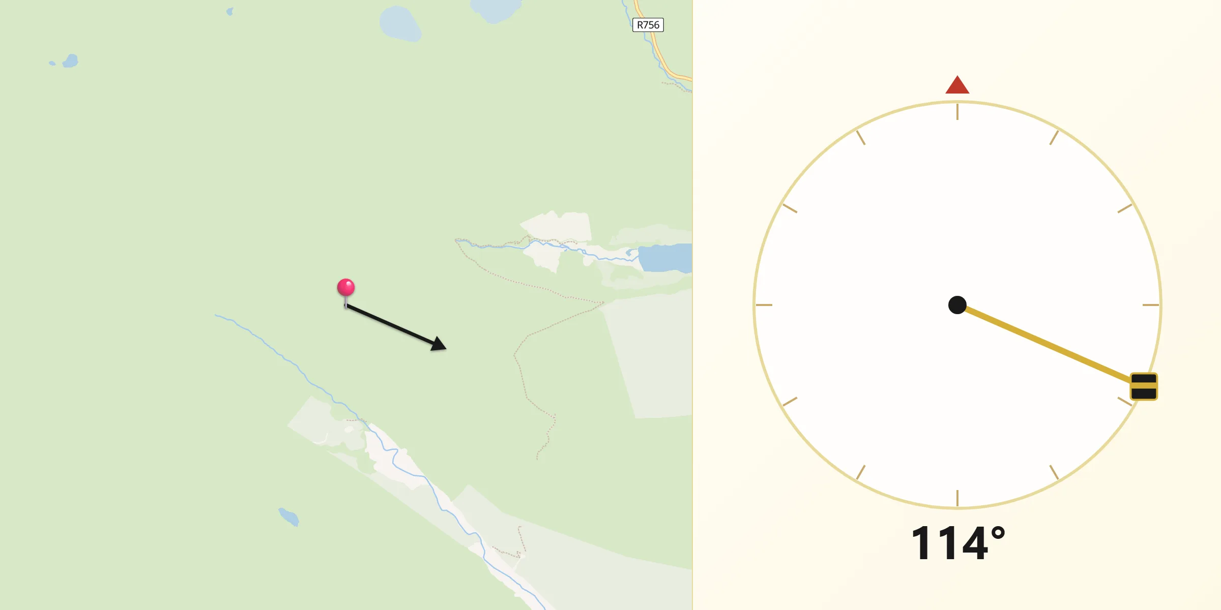 Qibla Direction from Wicklow