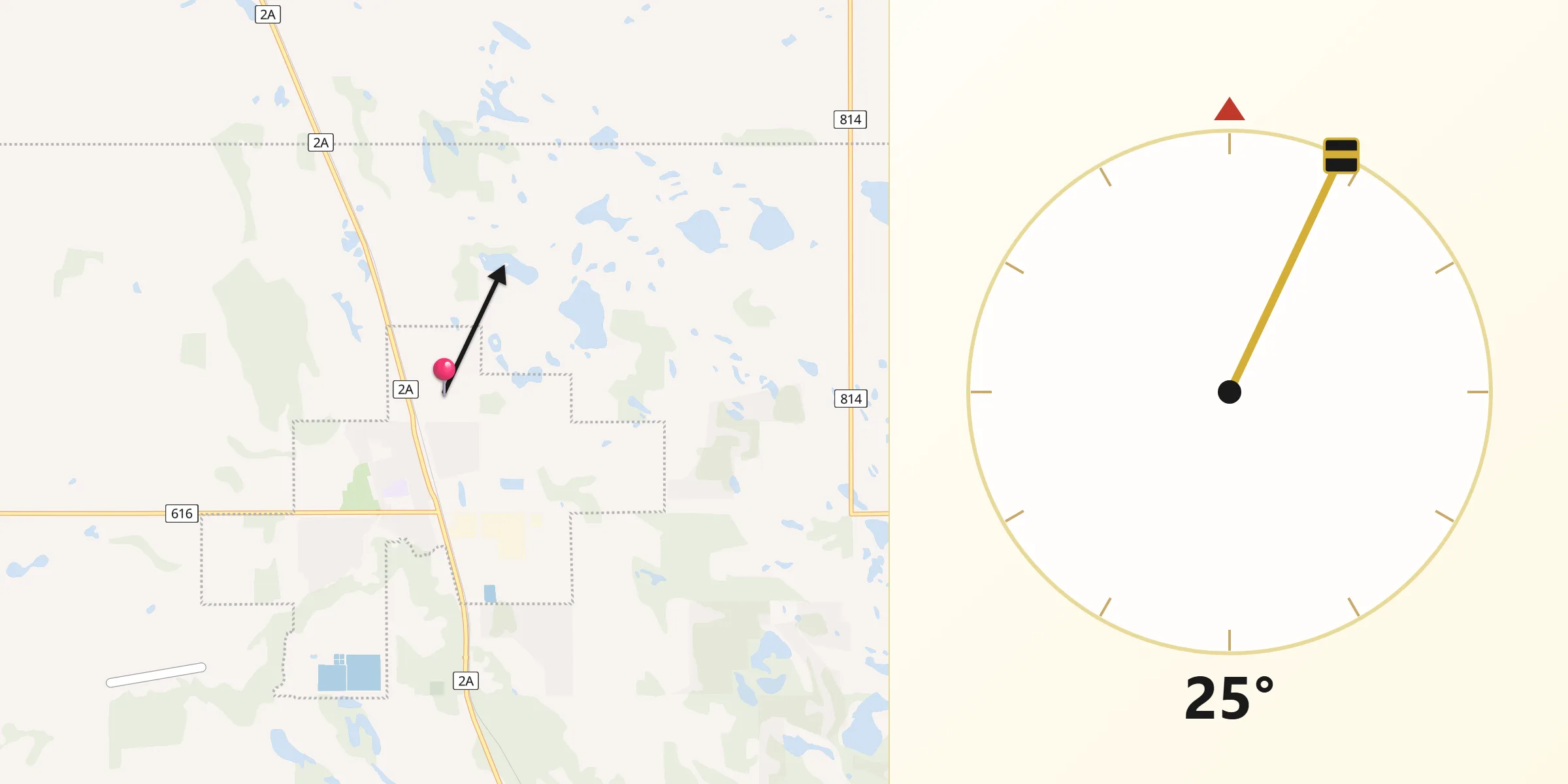 Qibla Direction from Millet