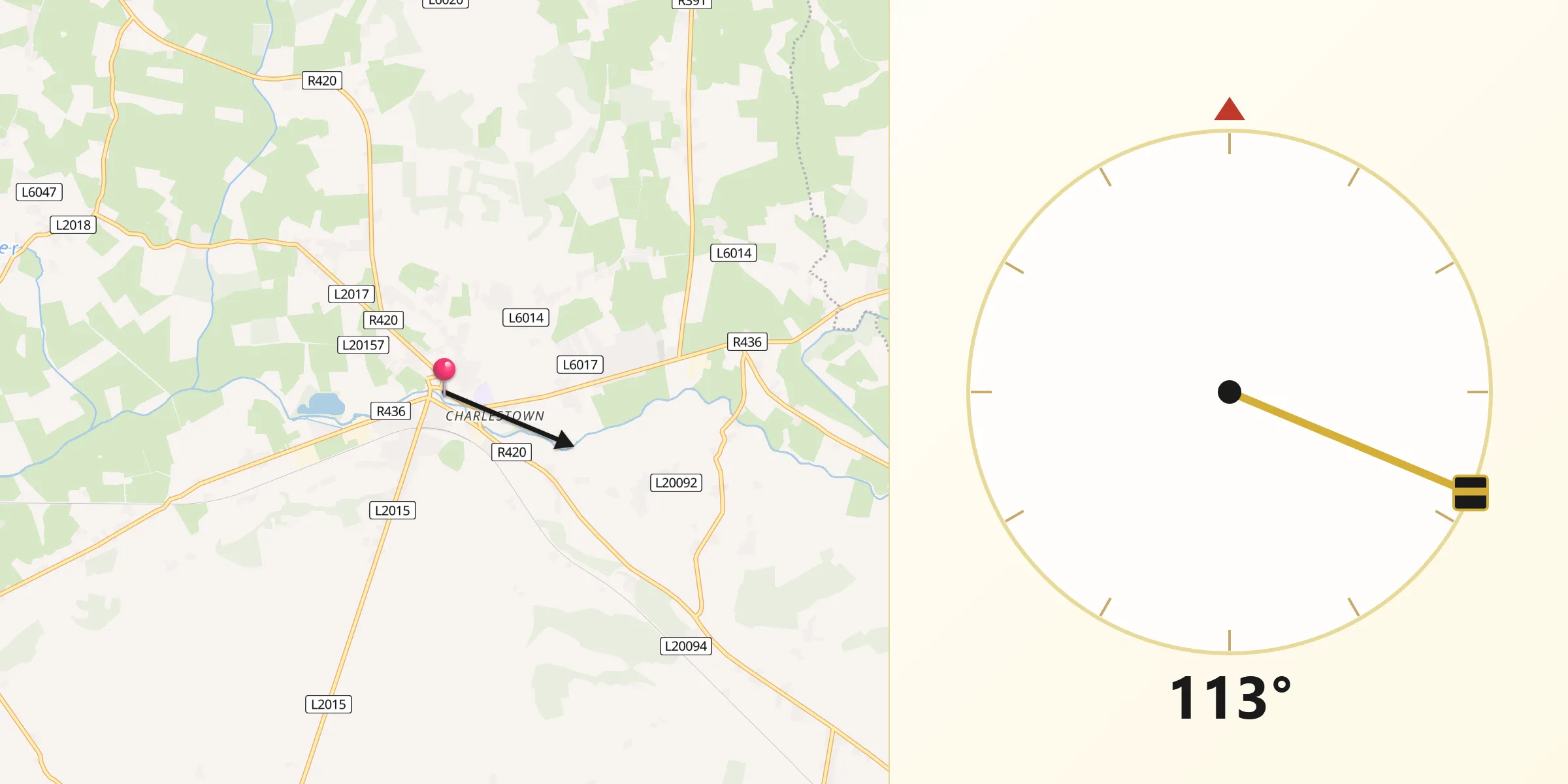 Qibla Direction from Clara