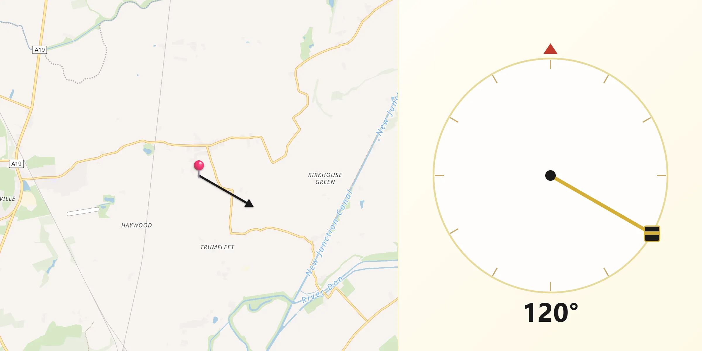 Qibla Direction from Moss