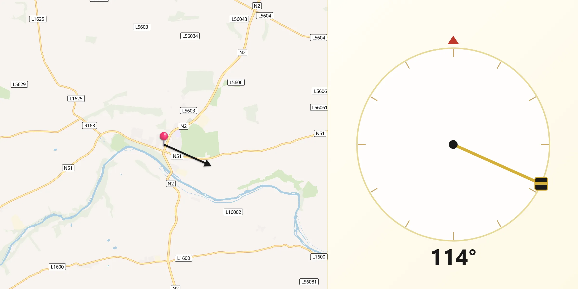 Qibla Direction from Slane