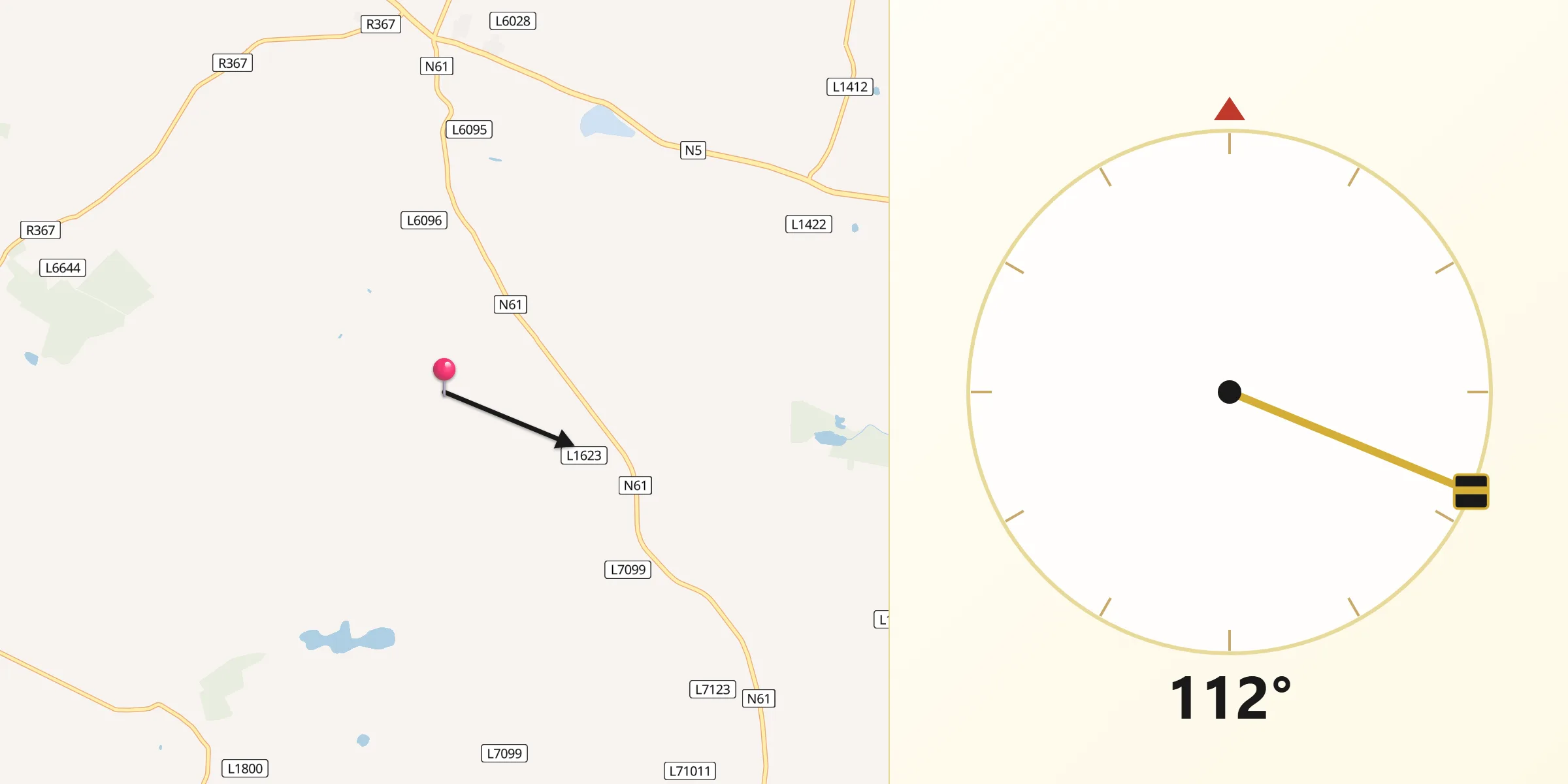 Qibla Direction from Roscommon