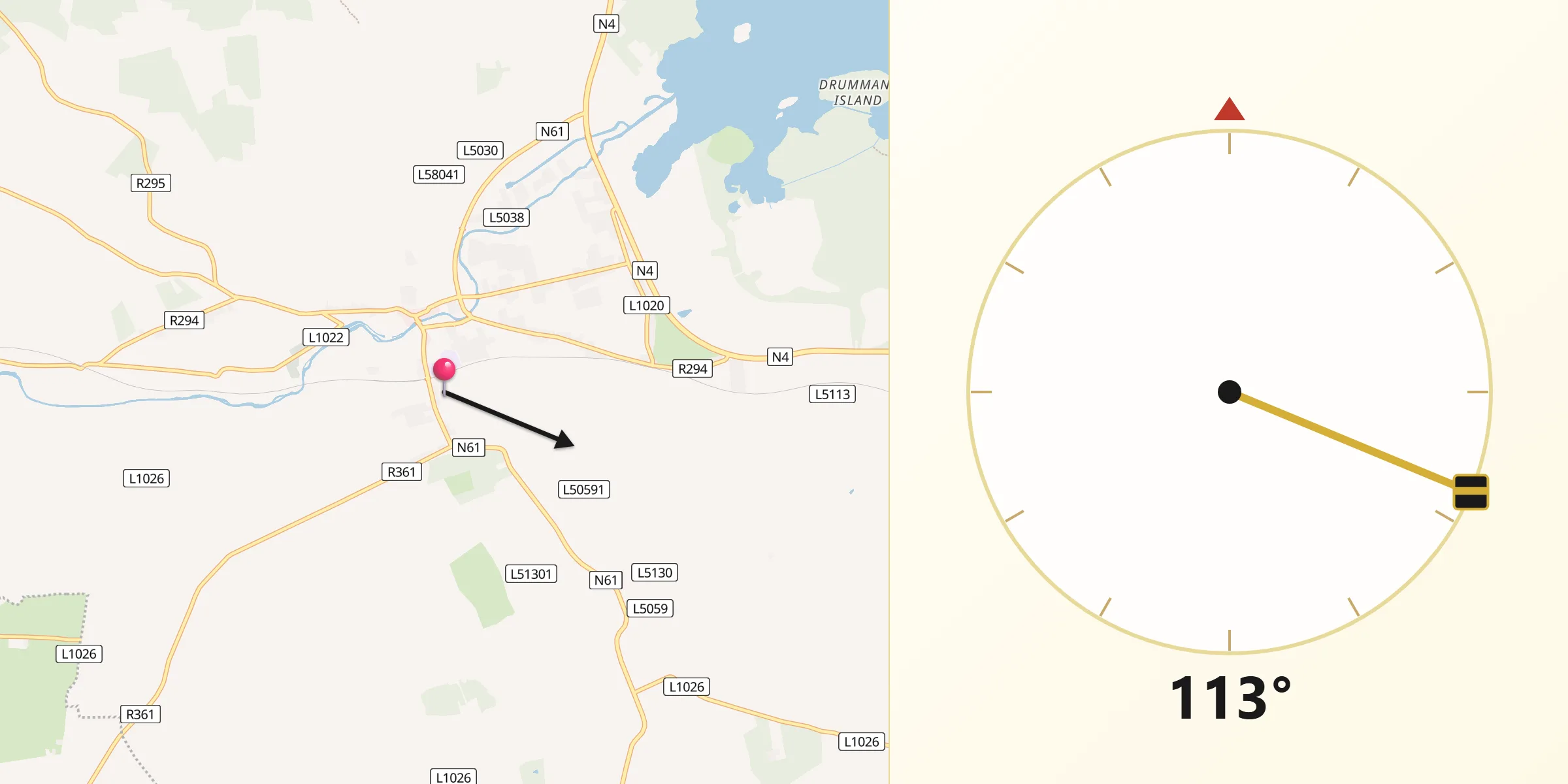 Qibla Direction from Boyle