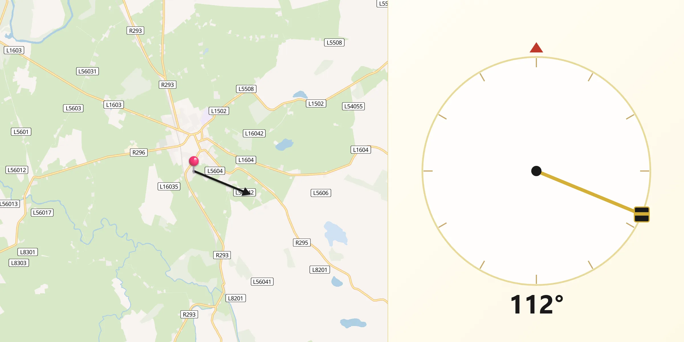 Qibla Direction from Ballymote