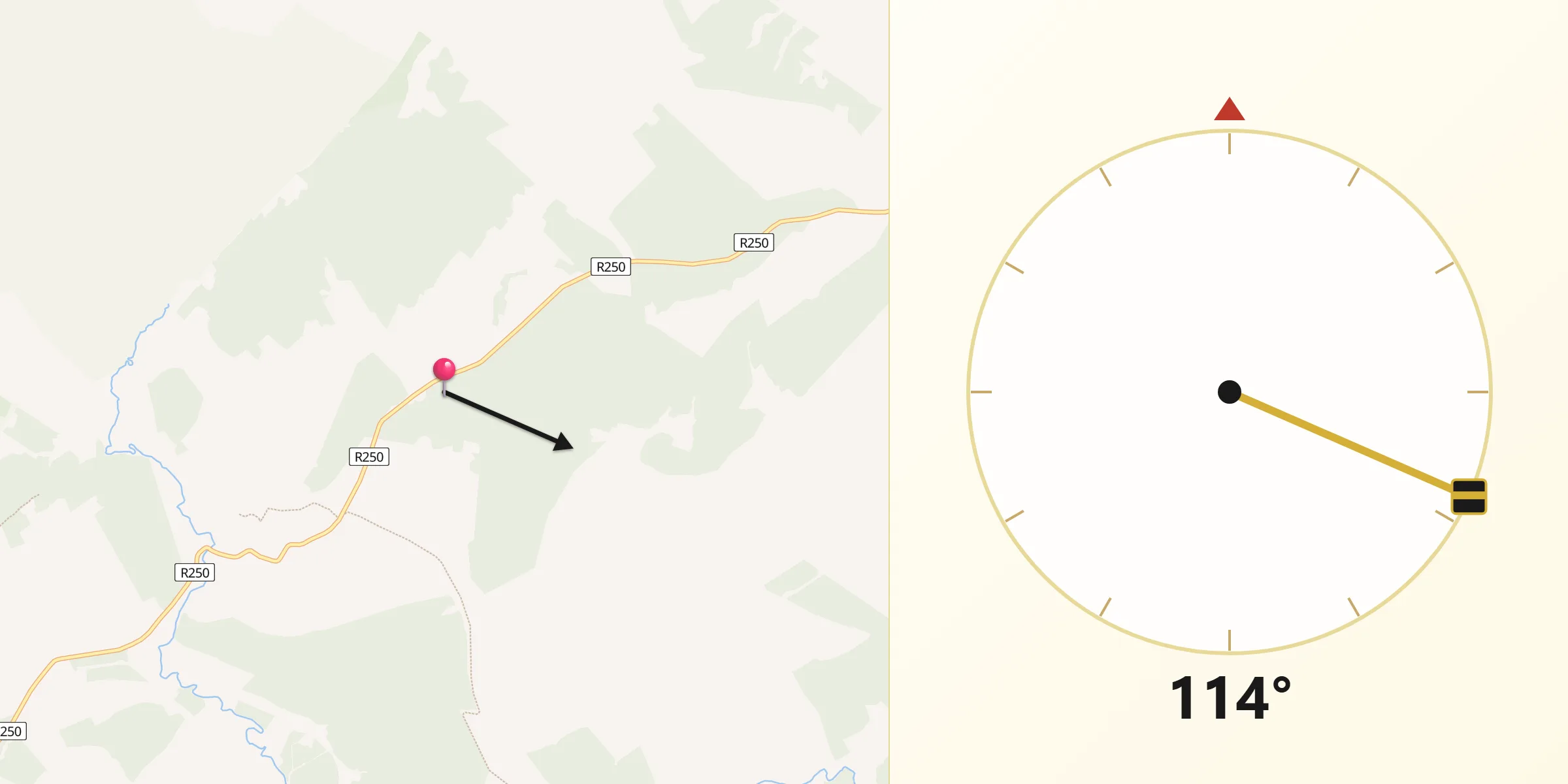Qibla Direction from County Donegal