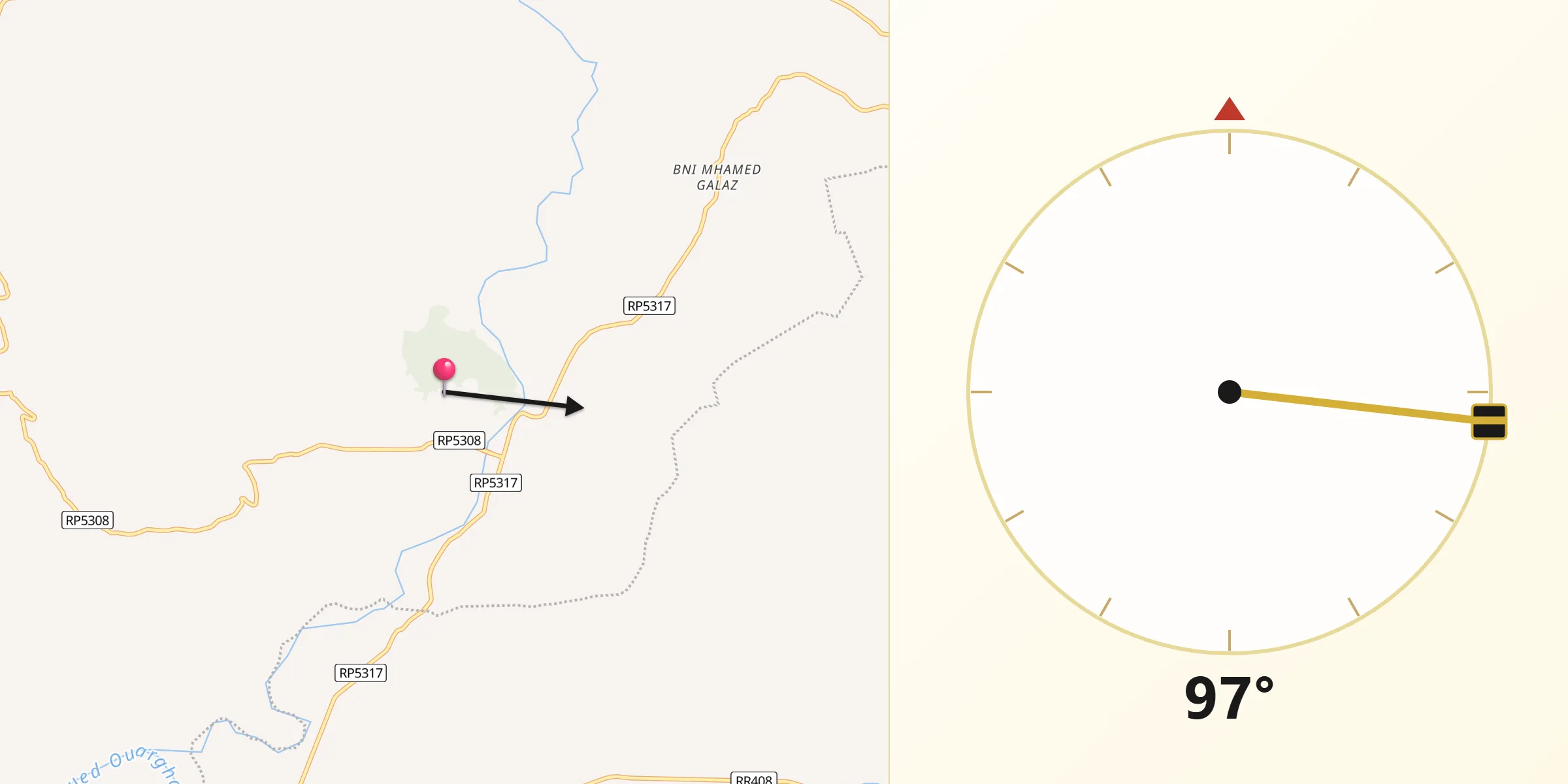 Arah Kiblat dari Diwek