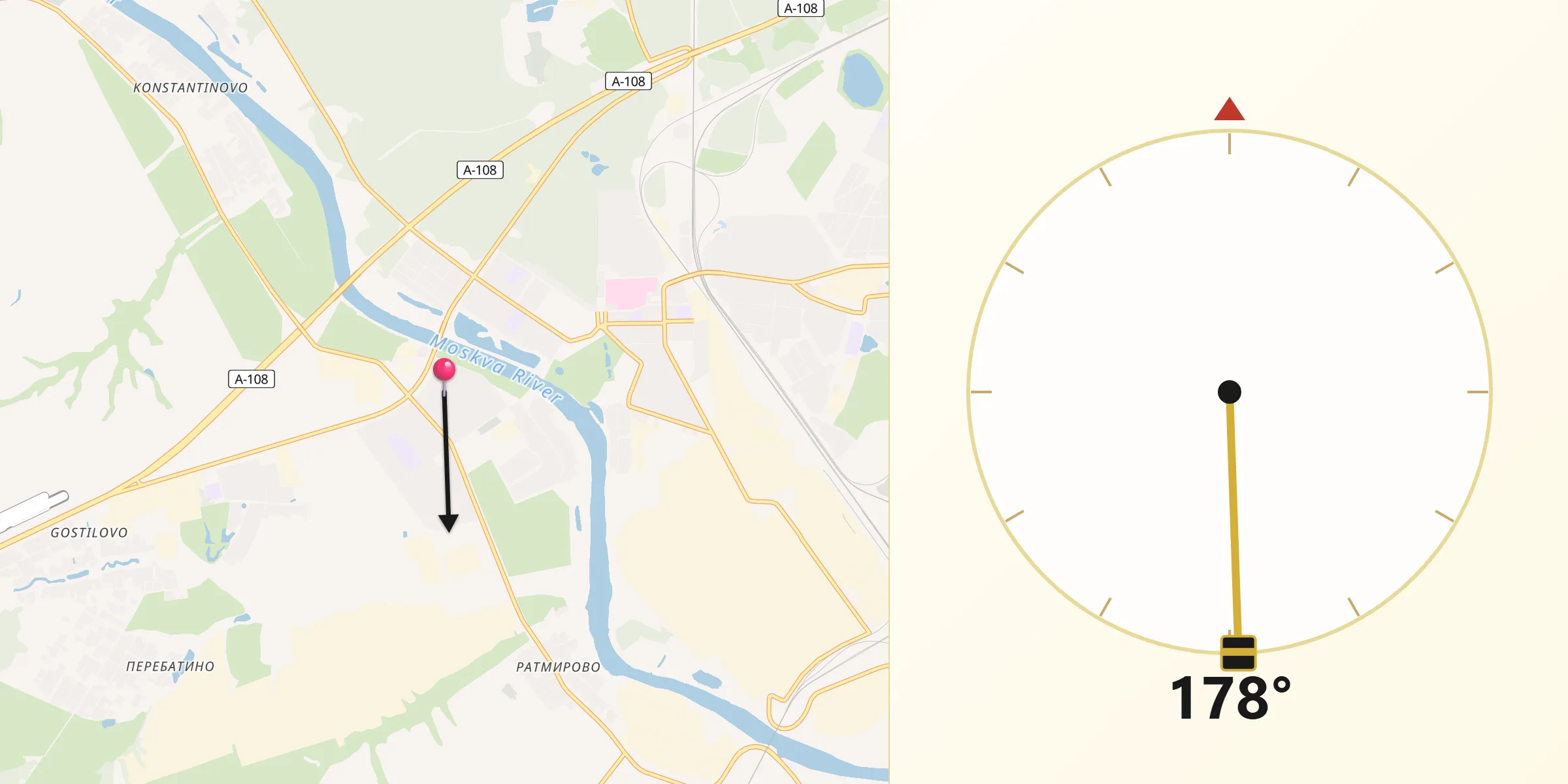 Voskresensk dan Makka tomon yo'nalish