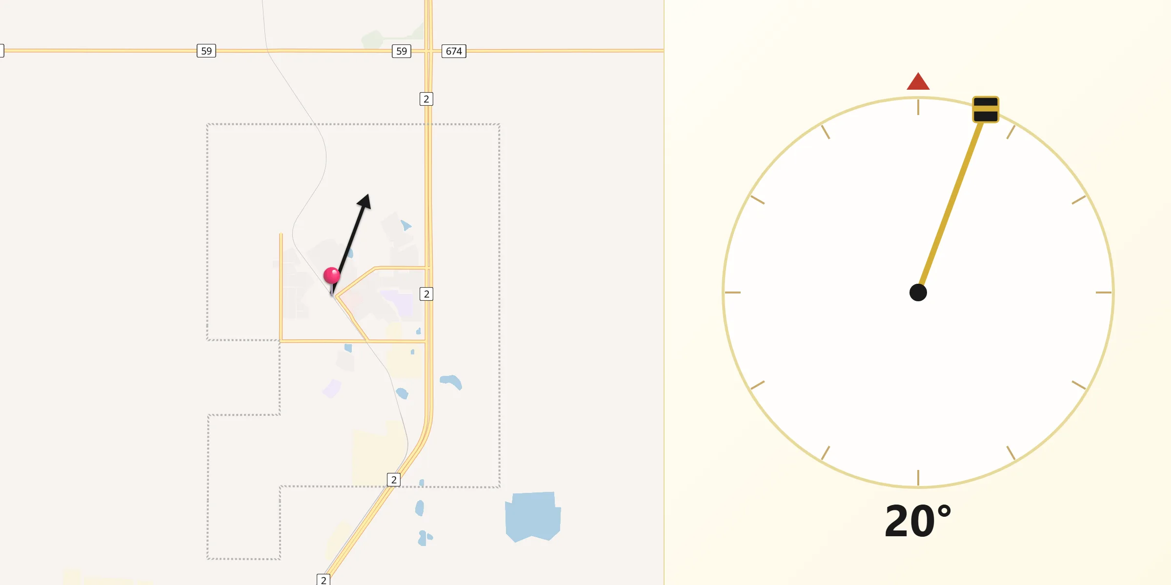 Qibla Direction from Sexsmith