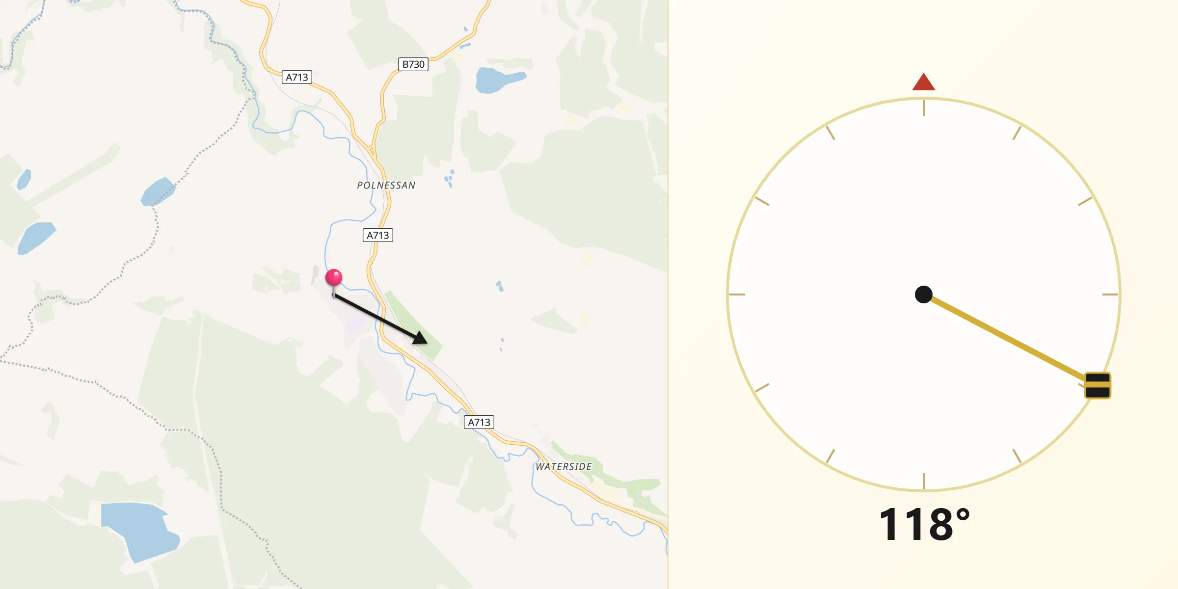 Qibla Direction from Patna
