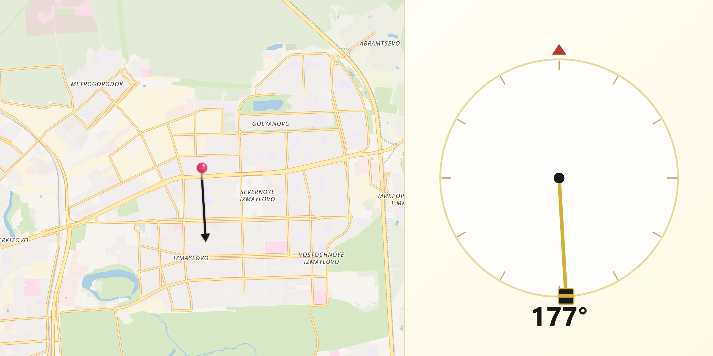 Metrogorodok dan Makka tomon yo'nalish