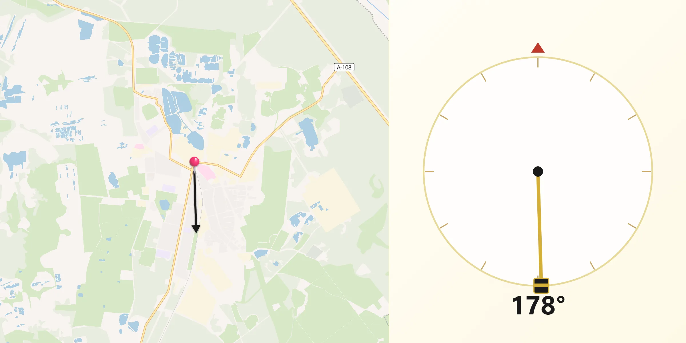 Направление Киблы из Электрогорск