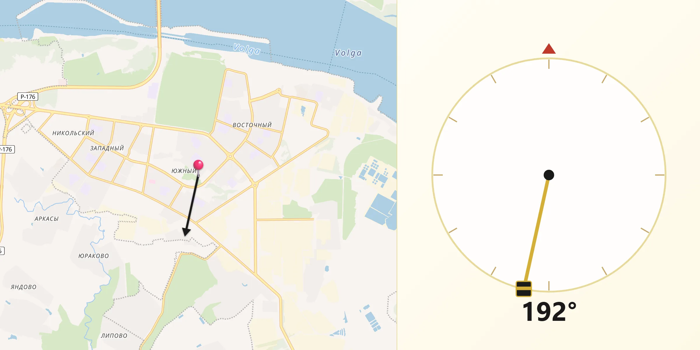 Novocheboksarsk dan Makka tomon yo'nalish