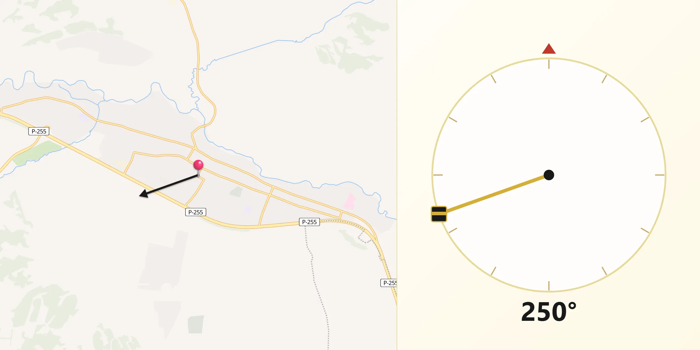 Направление Киблы из Yemel’yanovo