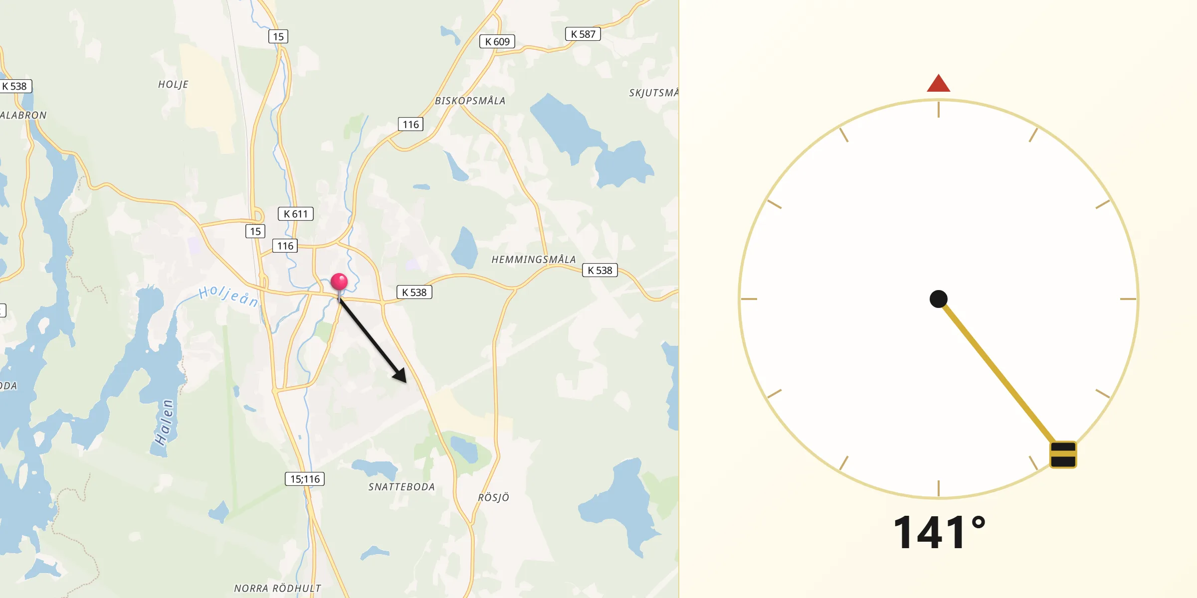 Qibla Riktning från Olofström
