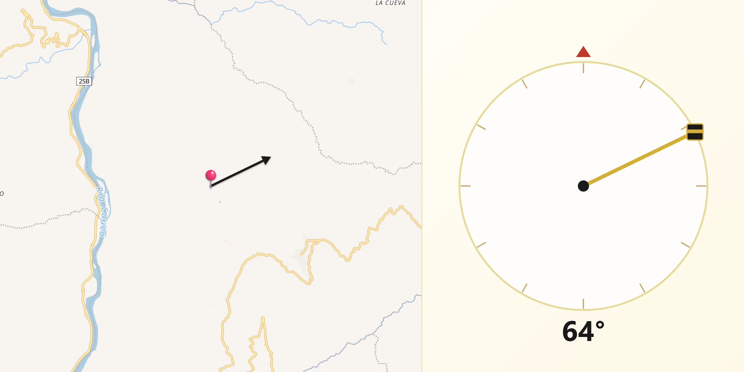 Dirección de la Qibla desde Armenia