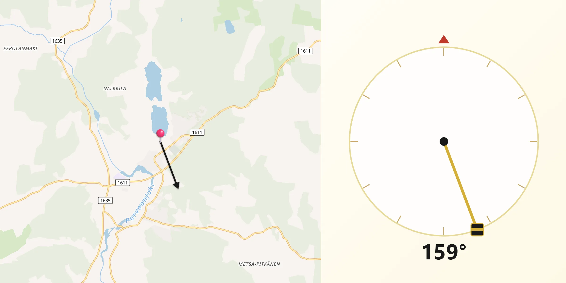 Qibla Riktning från Askola