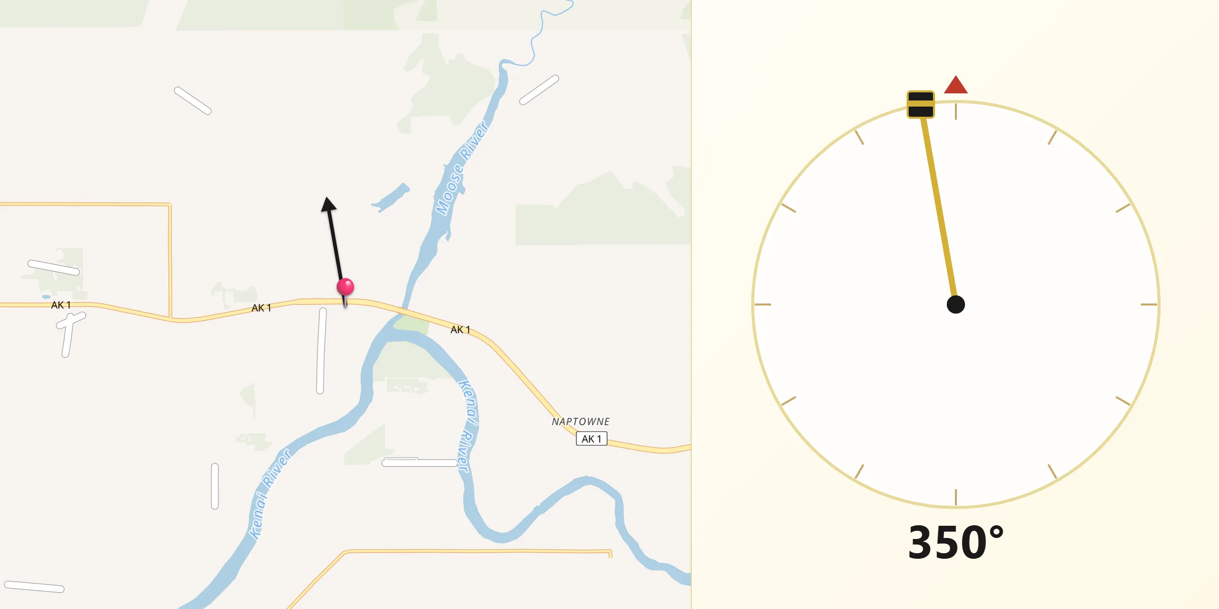 Qibla Direction from Sterling