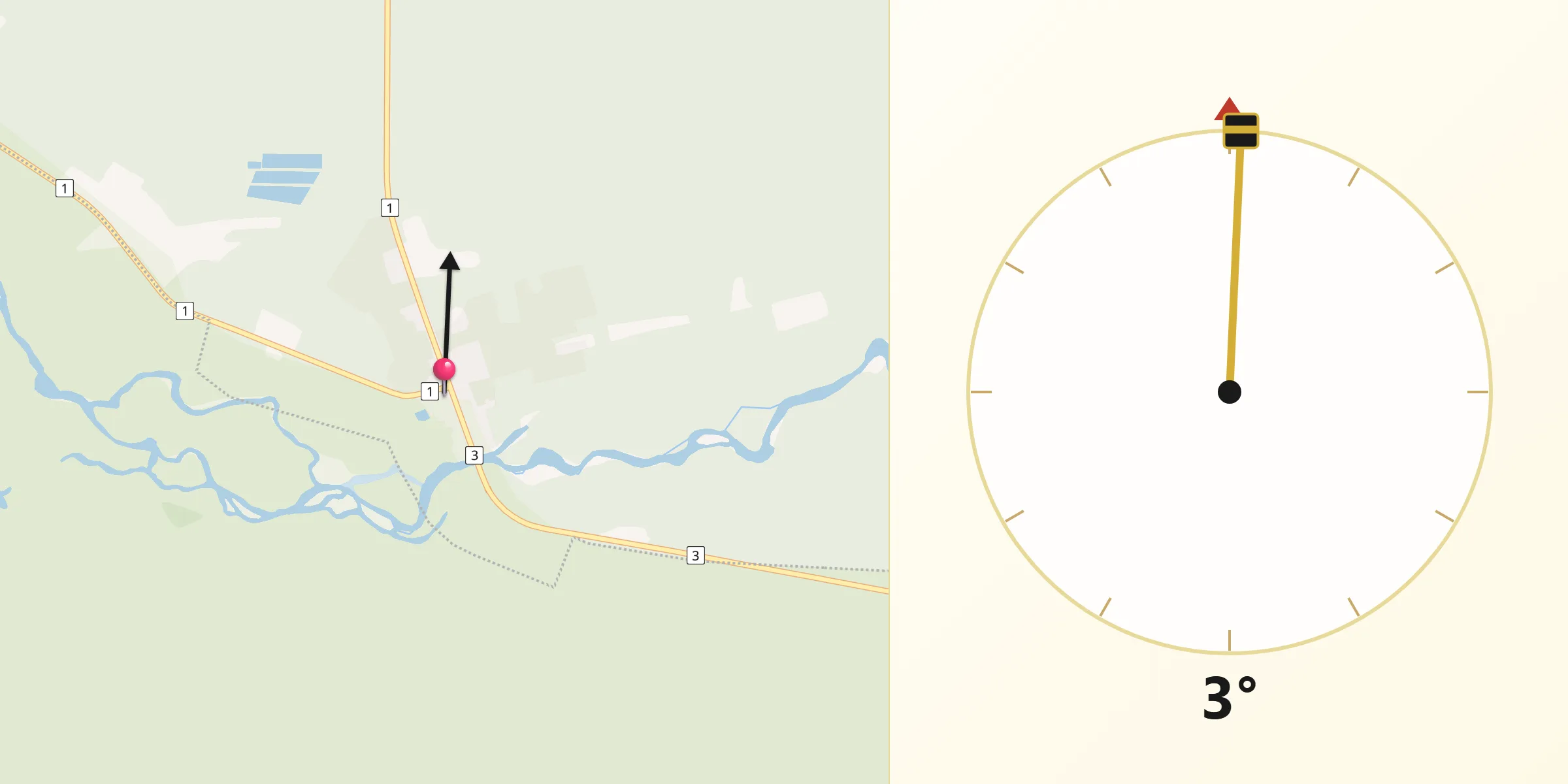 Qibla Direction from Haines Junction