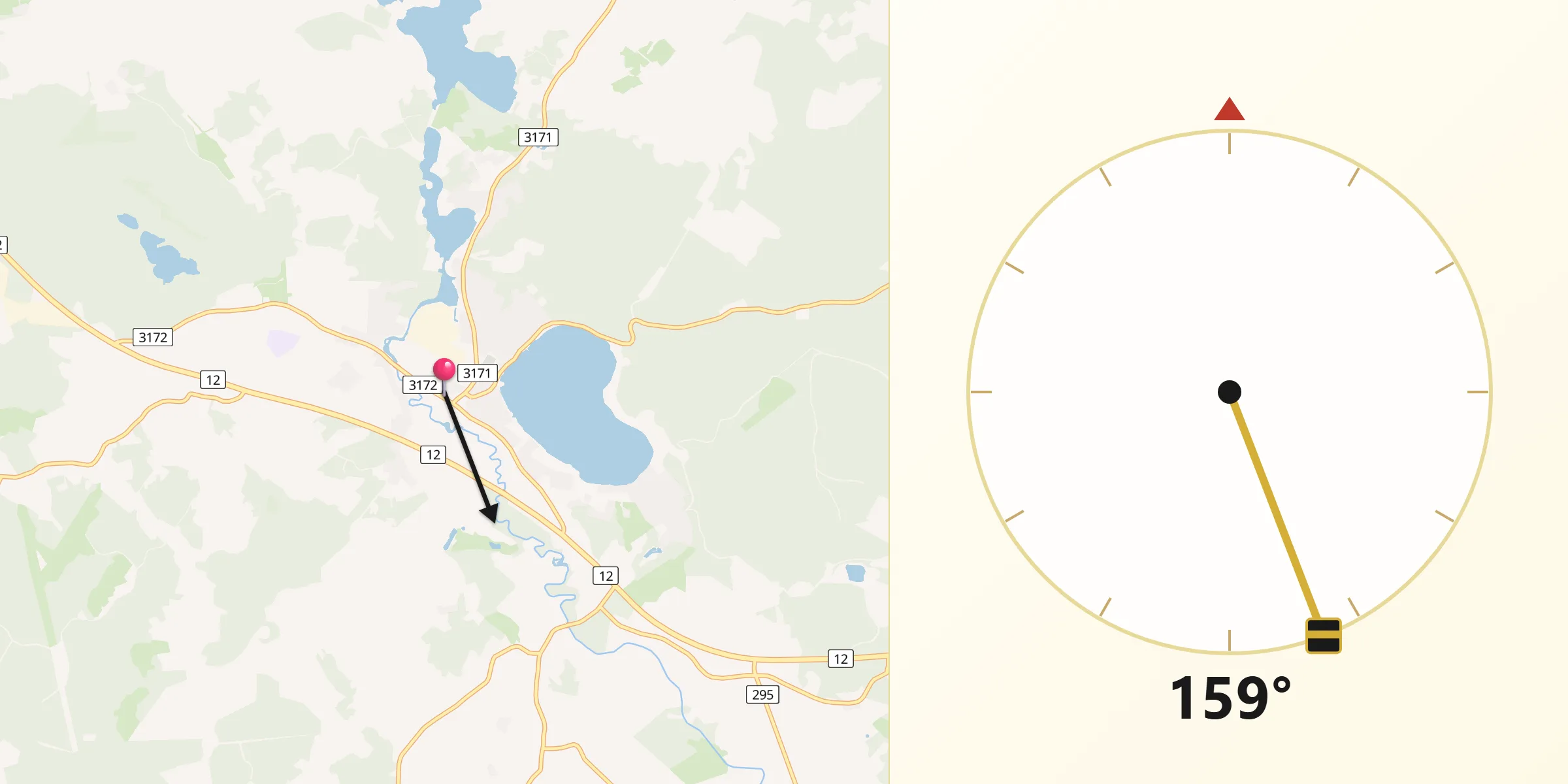 Qibla Riktning från Hämeenkoski