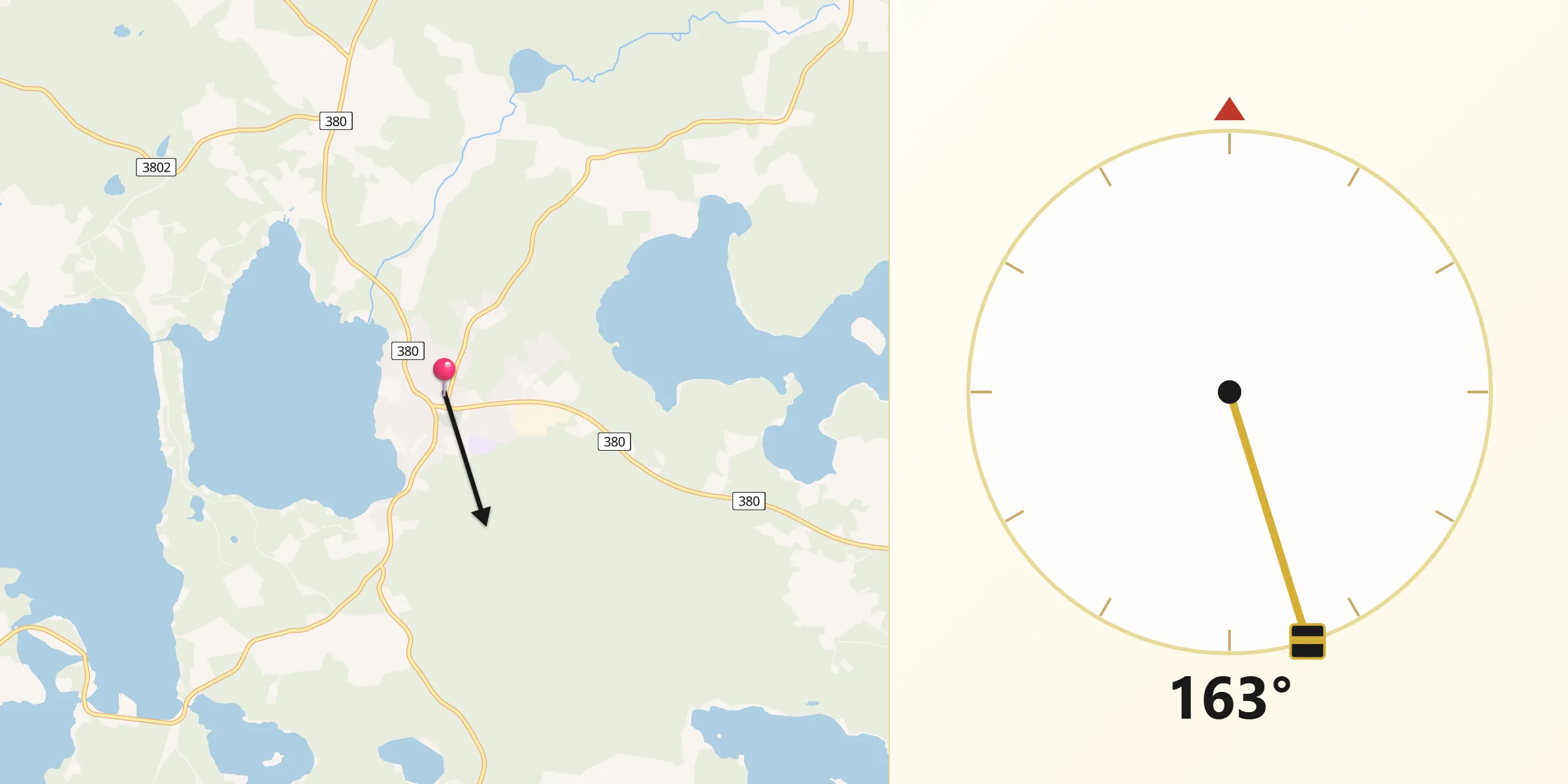 Qibla Riktning från Lemi