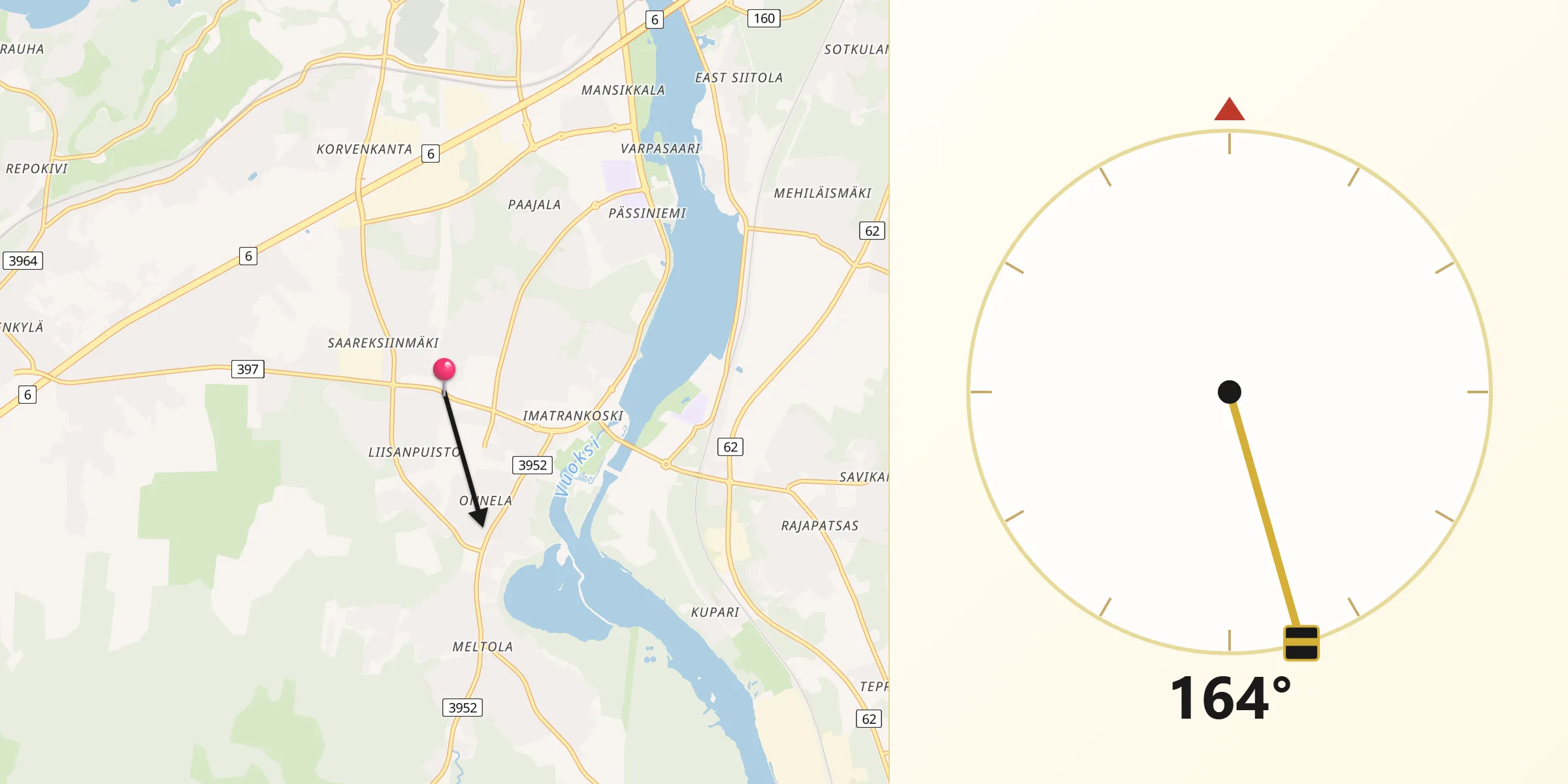 Qibla Riktning från imatra