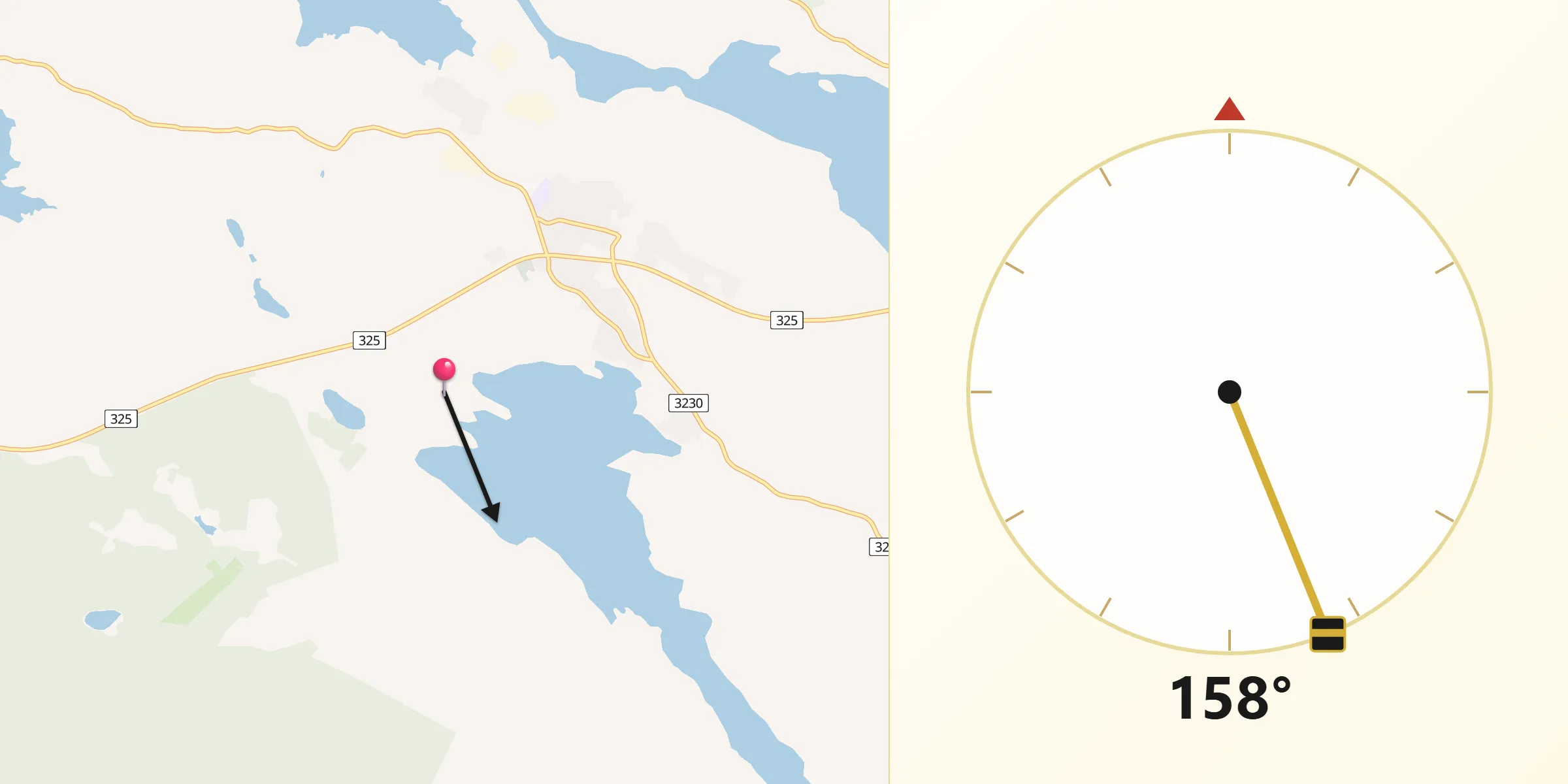 Qibla Riktning från Sahalahti