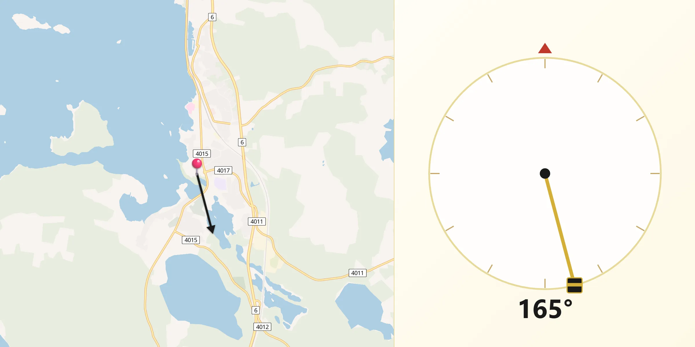 Qibla Riktning från Parikkala