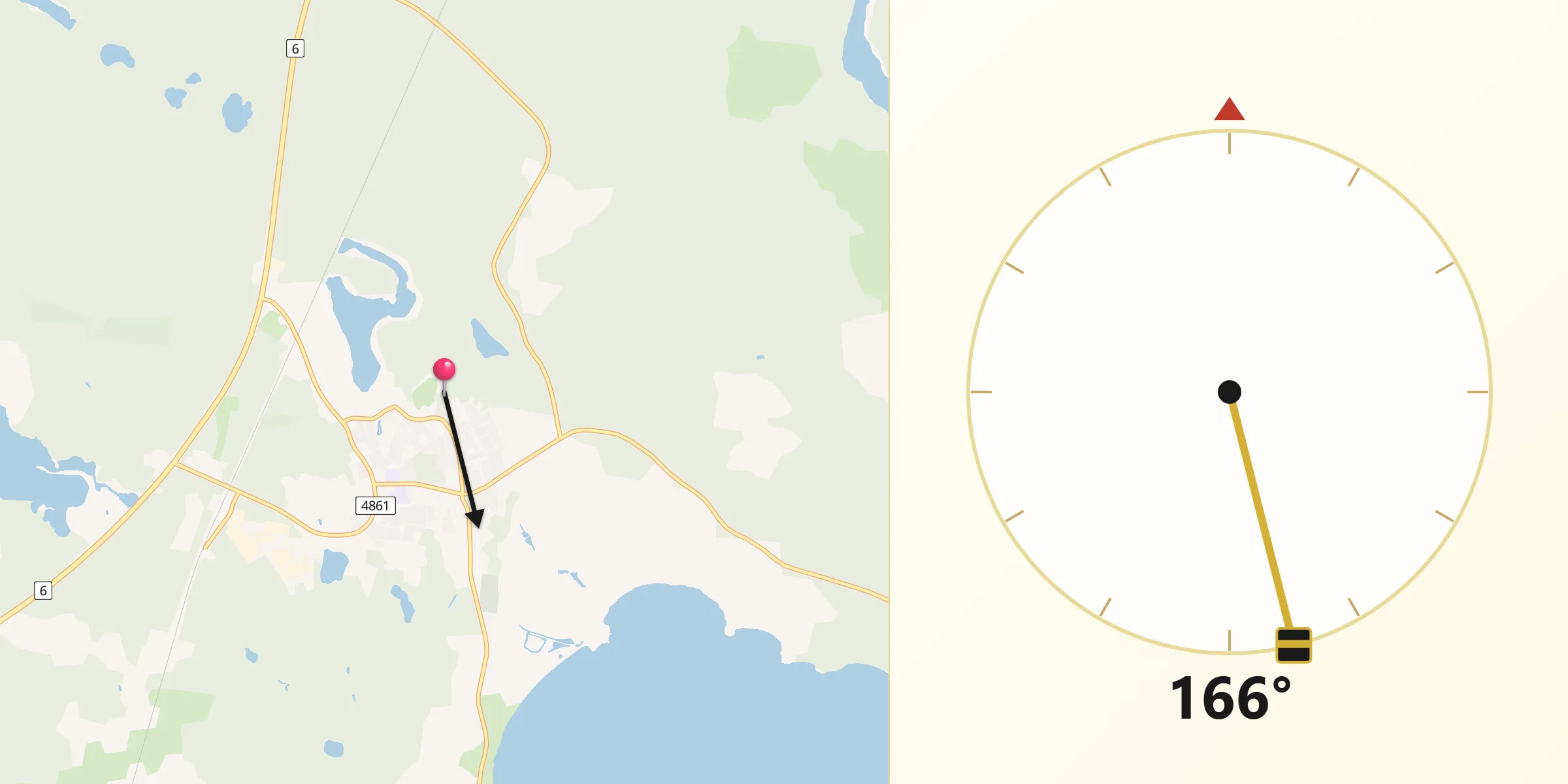 Qibla Riktning från Kesälahti