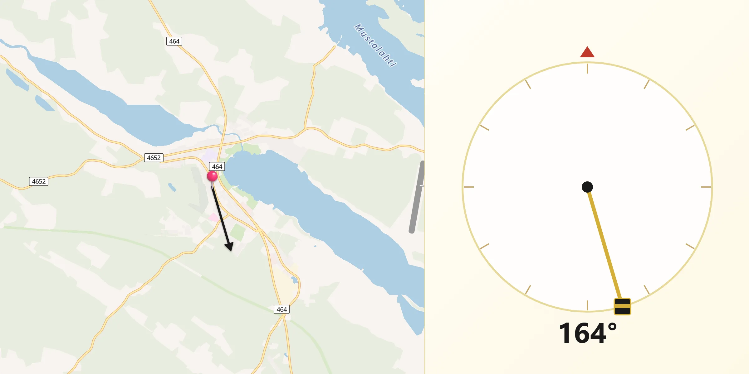 Qibla Riktning från Rantasalmi